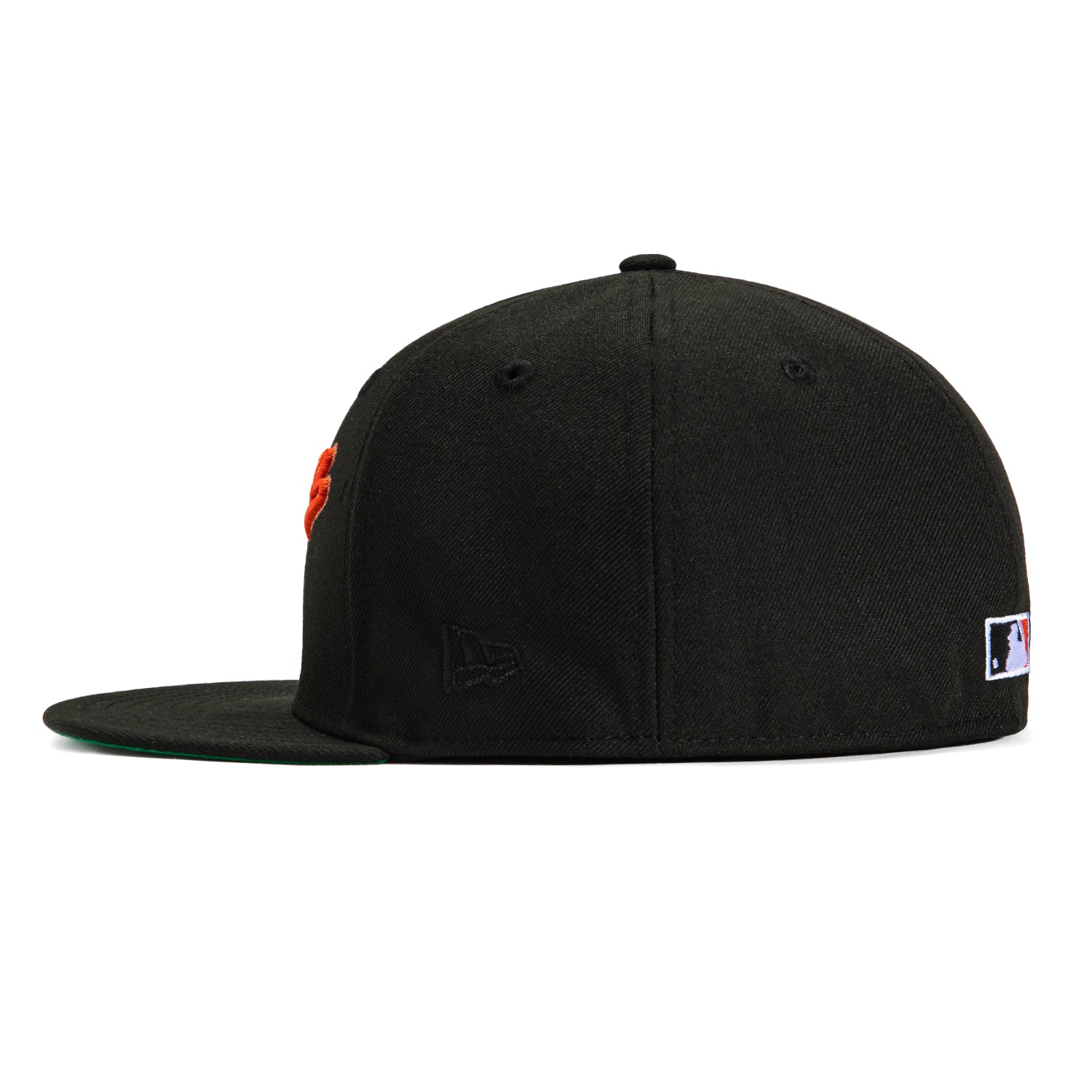 New Era 59Fifty Black Dome Baltimore Orioles 30th Anniversary Stadium Patch Word Hat - Black