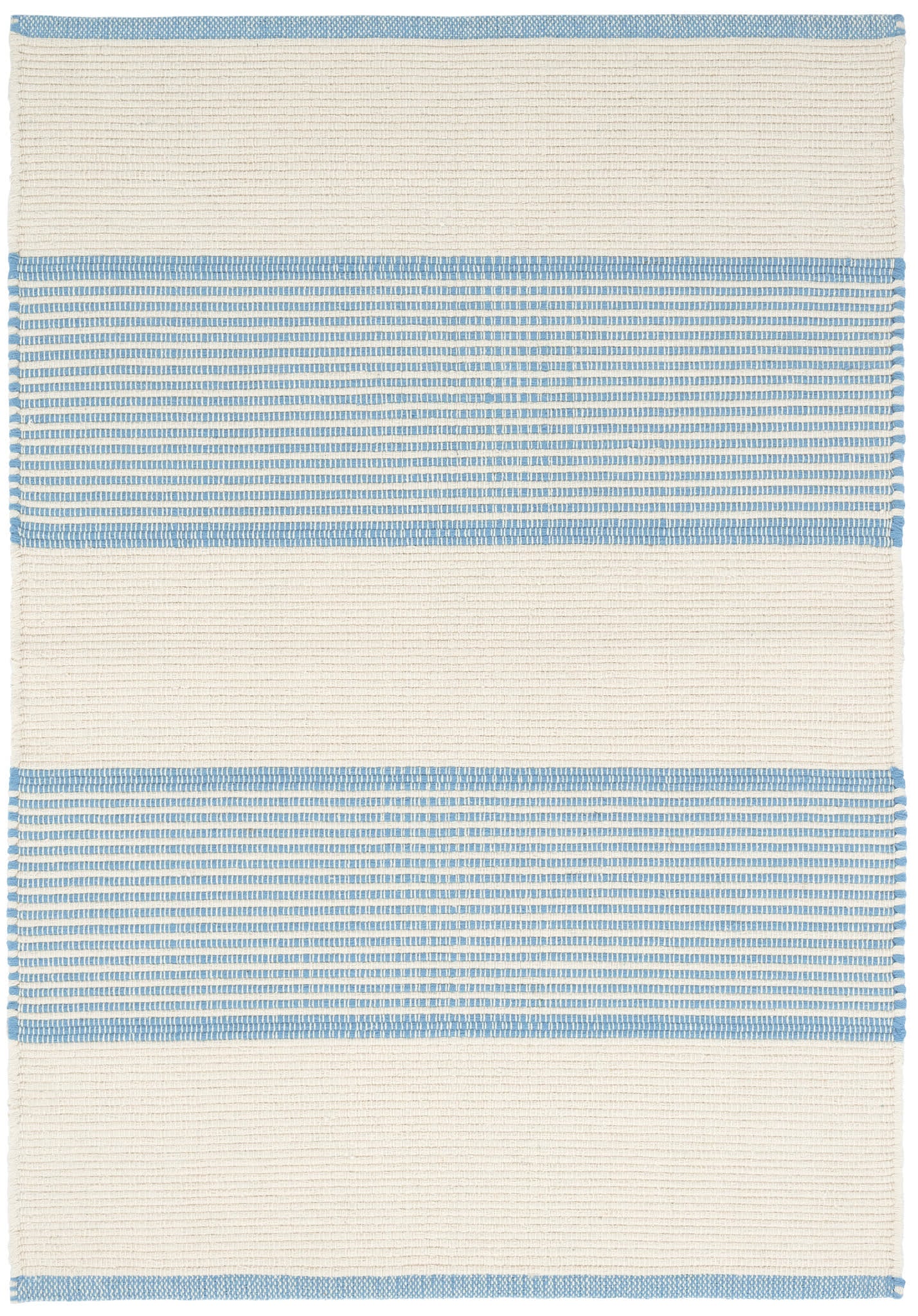 La Mirada Asiatic Blue Handwoven Cotton Rug