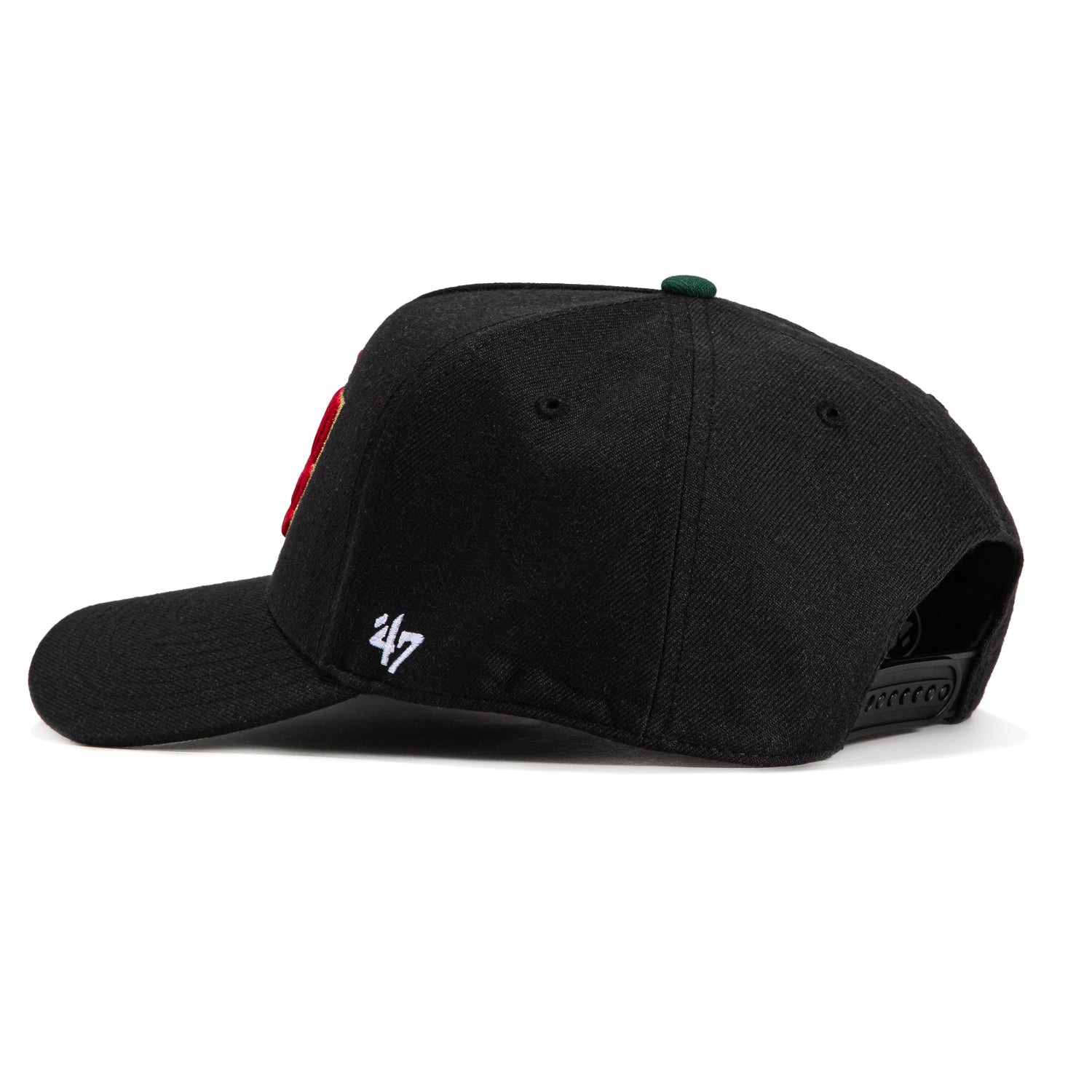 47 Brand Mexico Bird Flag Patch MVP Snapback Hat - Black