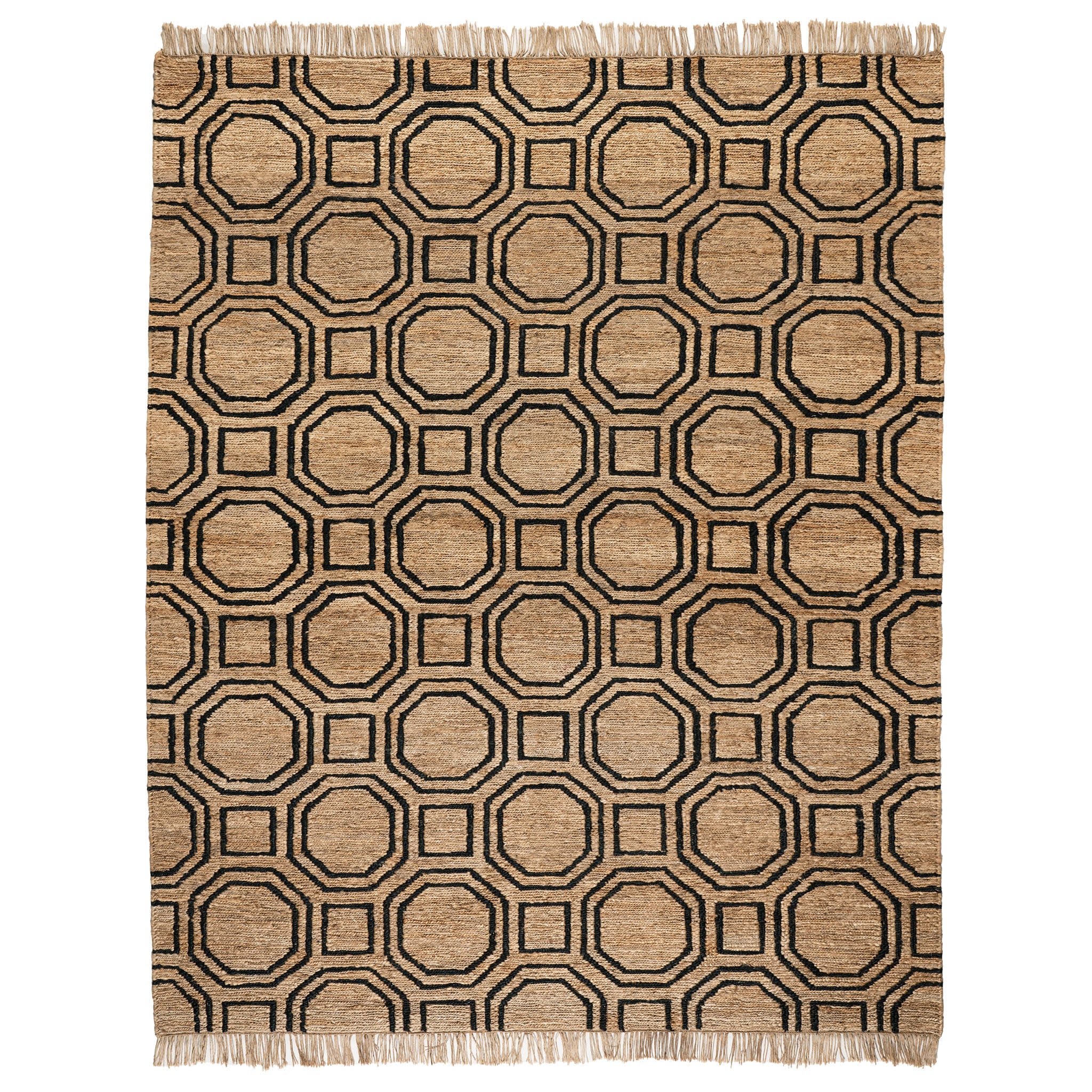 Hexile Hand Knotted Jute Rug