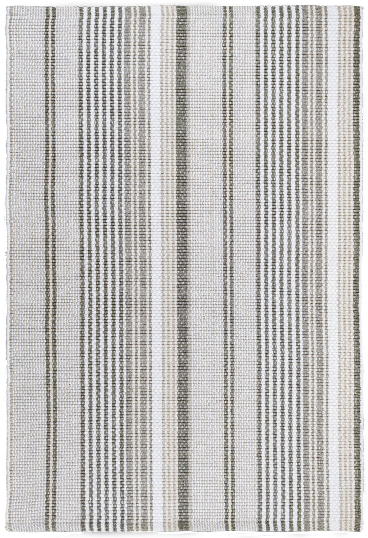 Gradation Ticking Handwoven Indoor/Outdoor Rug