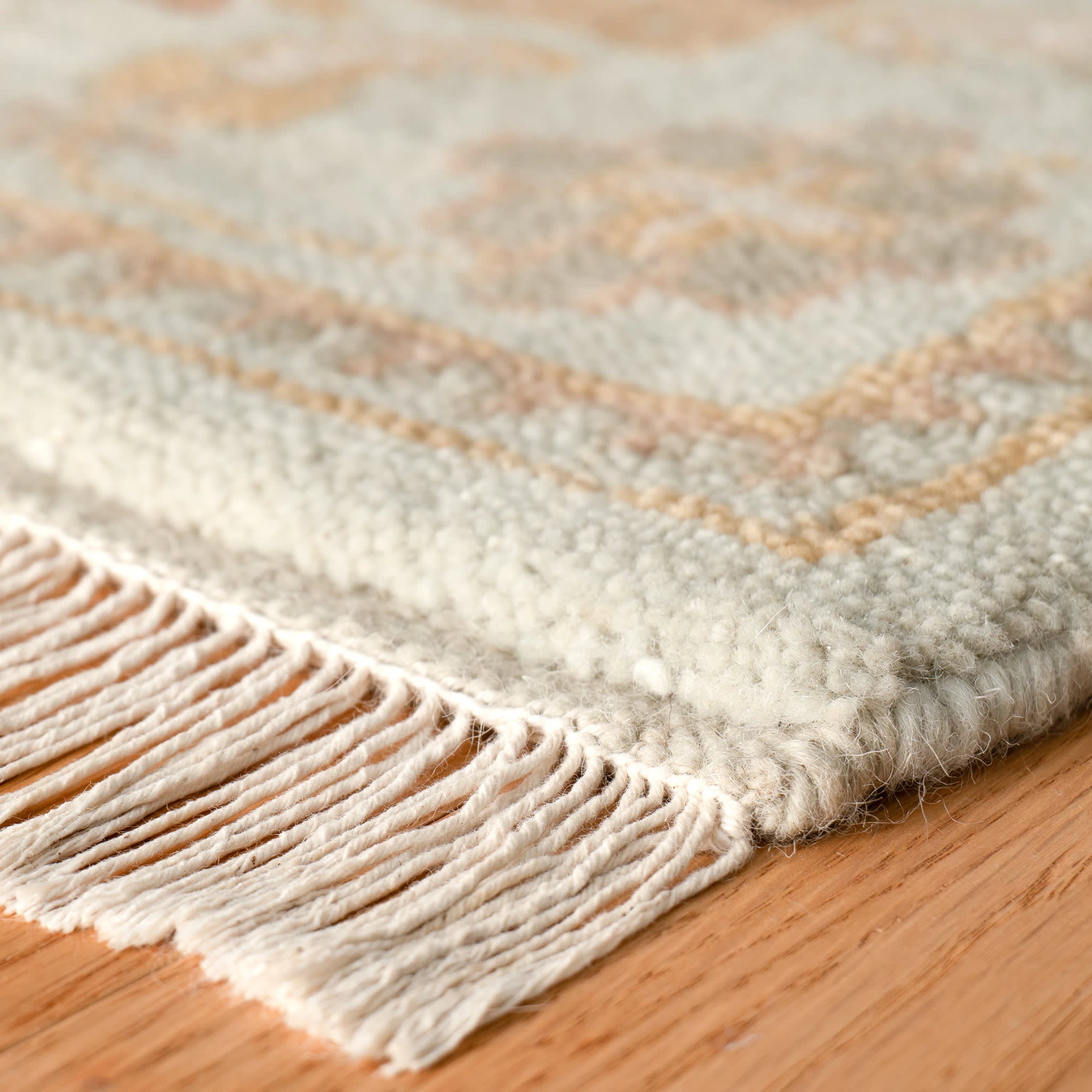 Kendra Sky Hand Knotted Wool Rug