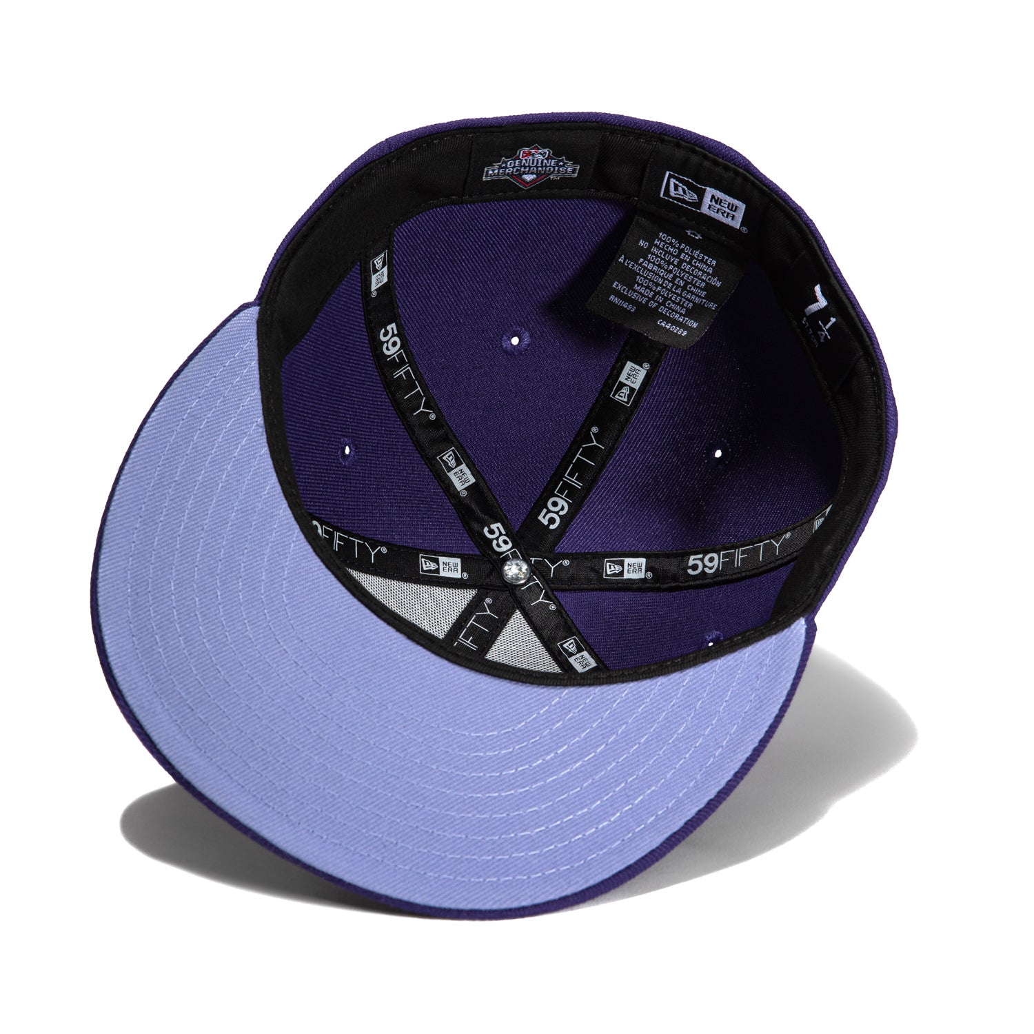 New Era 59Fifty Hollywood Stars Logo Patch Hat - Purple, Yellow