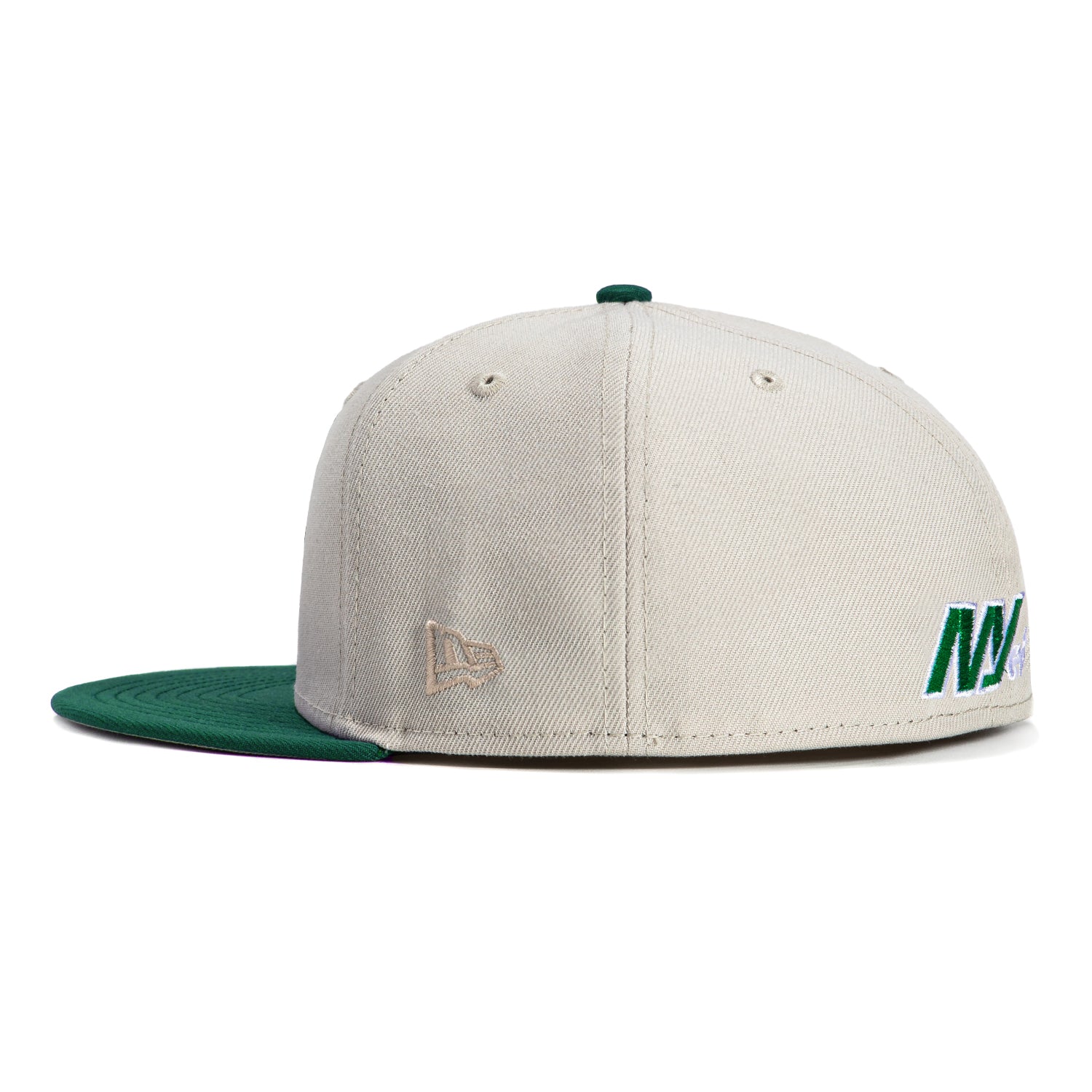 New Era 59Fifty City Stone Dome New York Jets Logo Patch Hat - Stone, Green