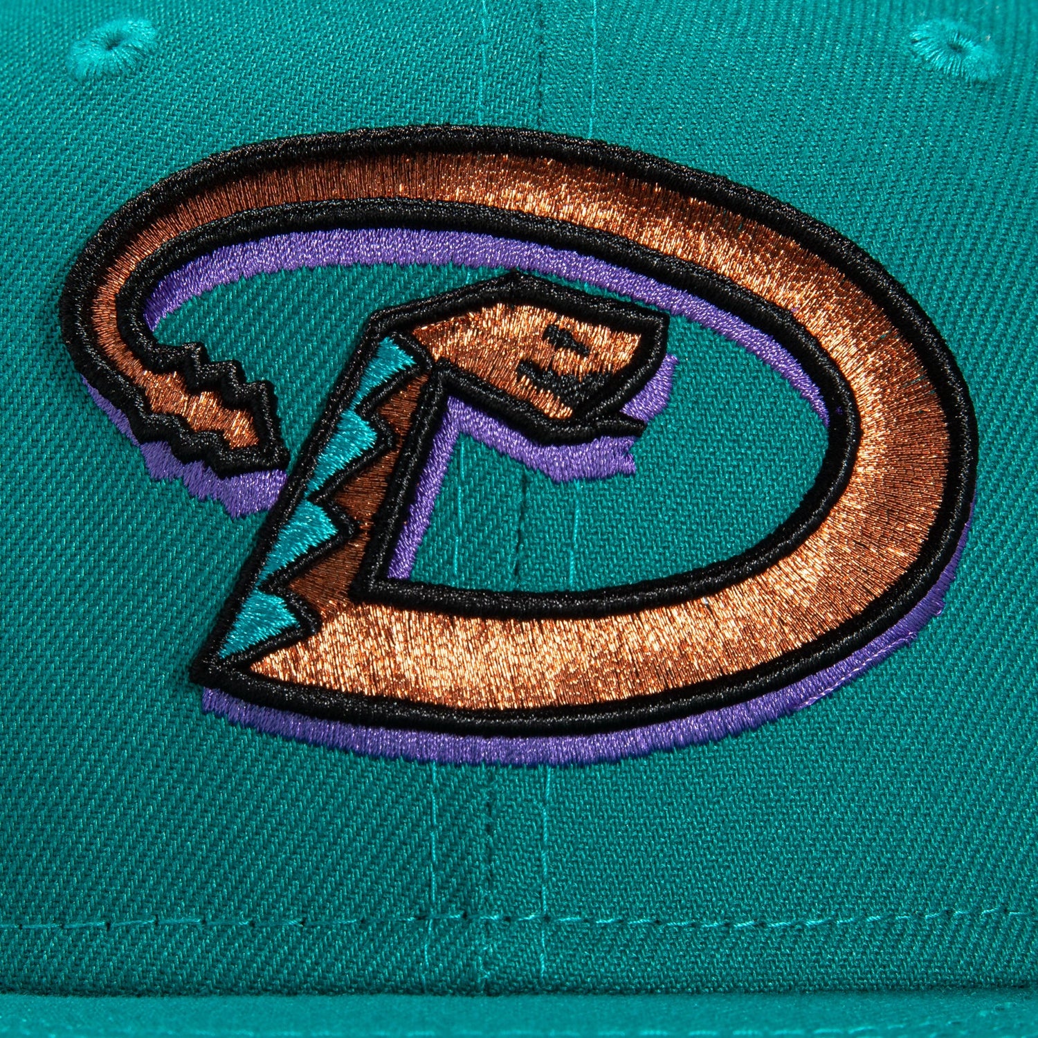 New Era 59Fifty Arizona Diamondbacks Inaugural Patch Pink UV D Hat - Teal