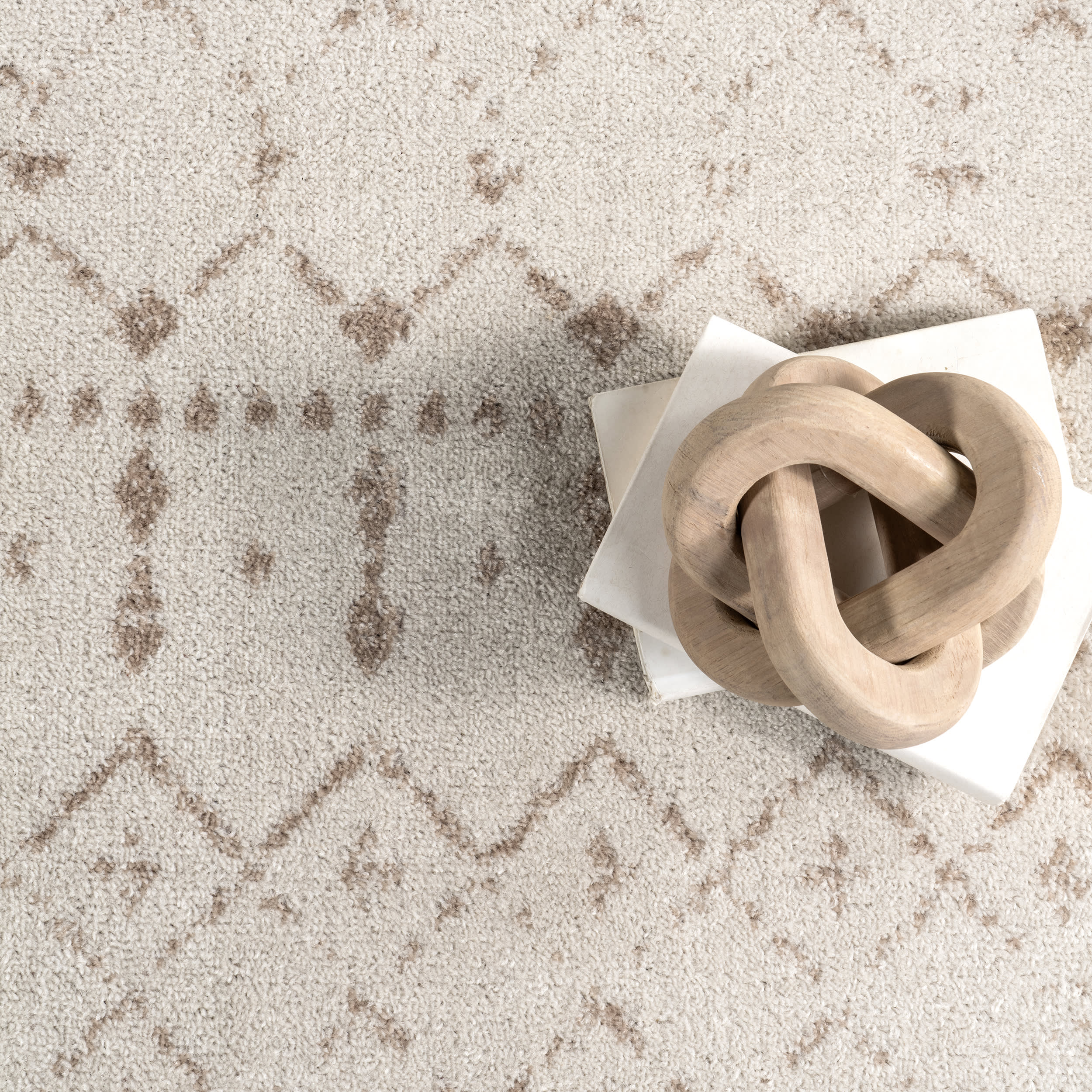 Moroccan Trellis Rug | Neutral