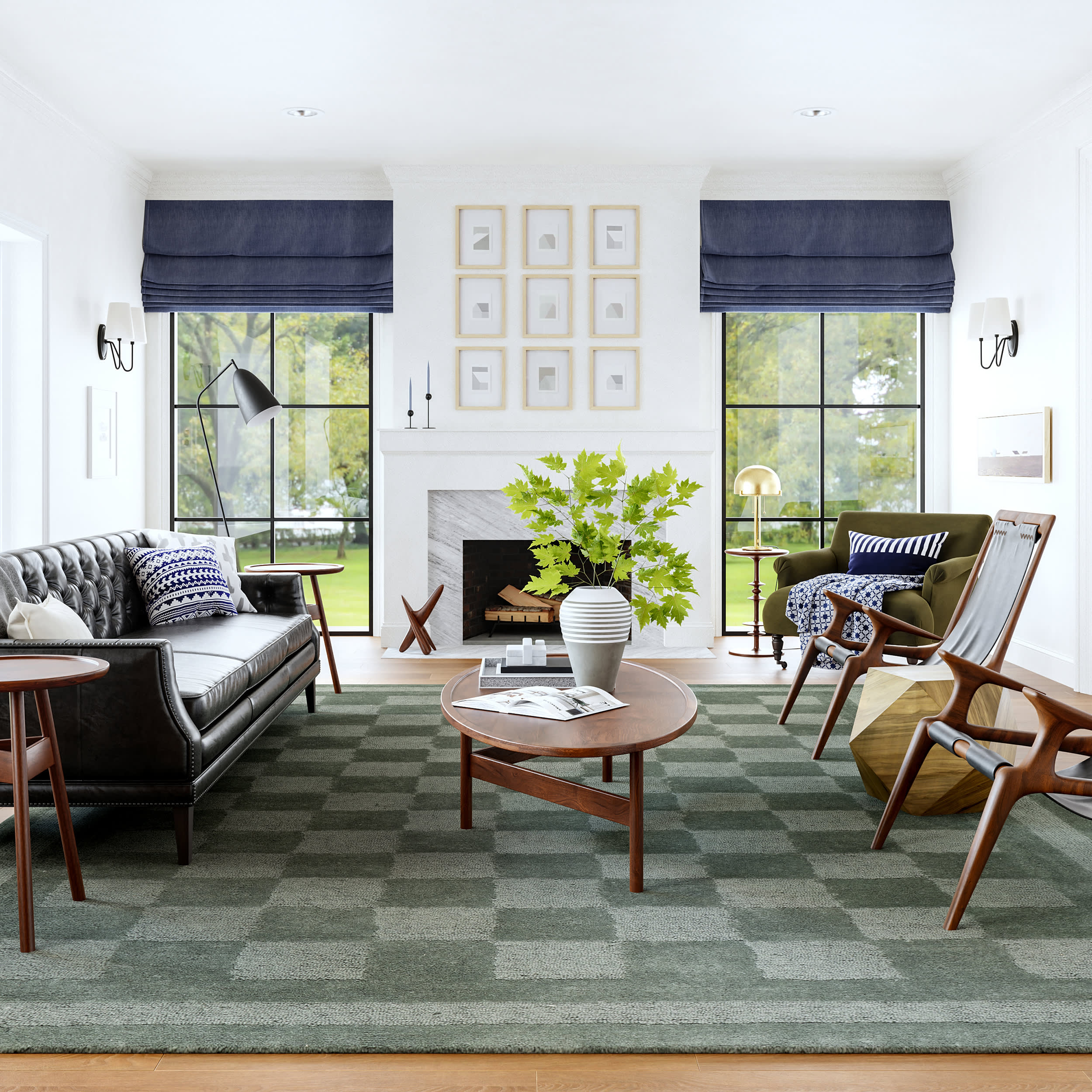 Robyn Wool Rug | Green