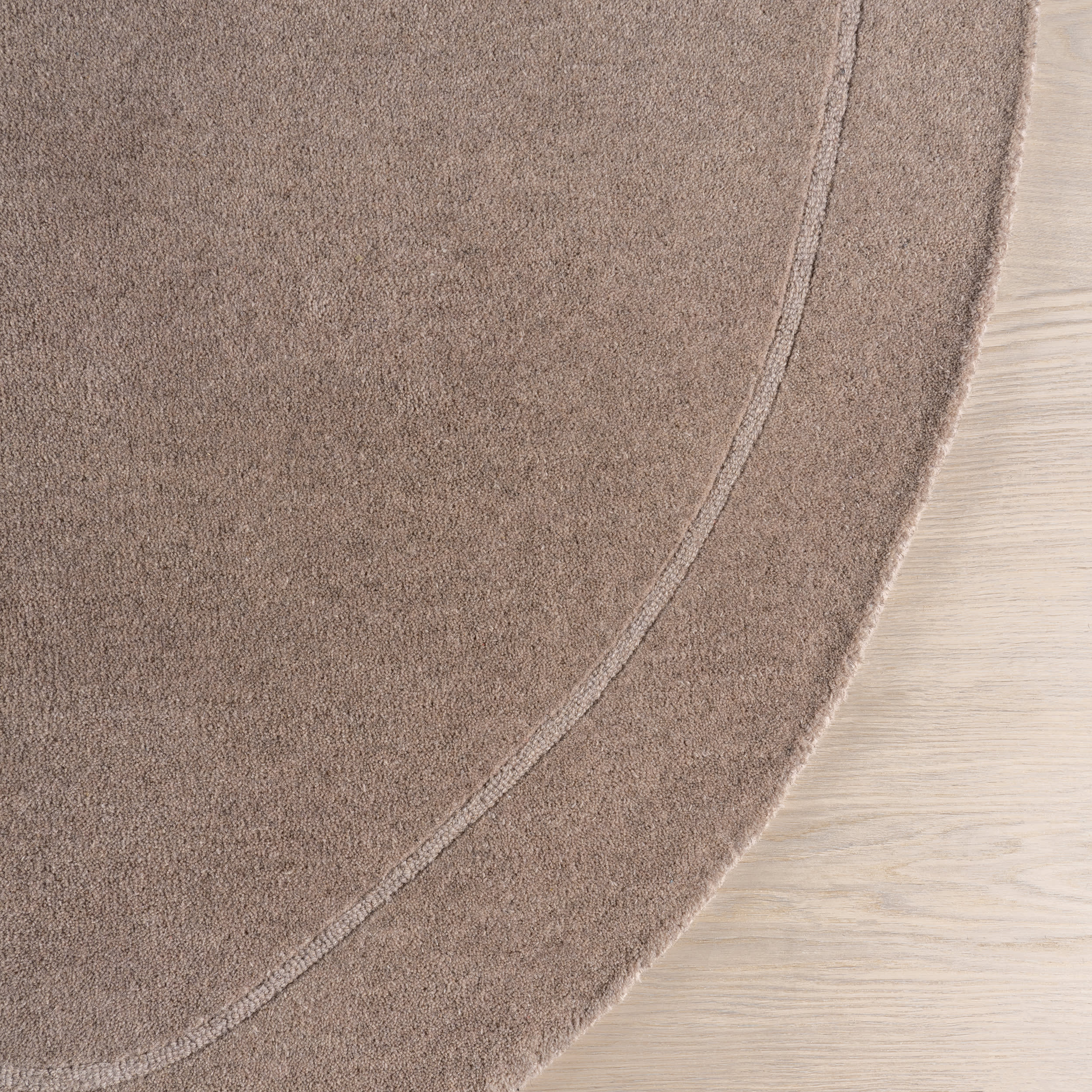 Los Feliz Abstract Wool Rug | Taupe