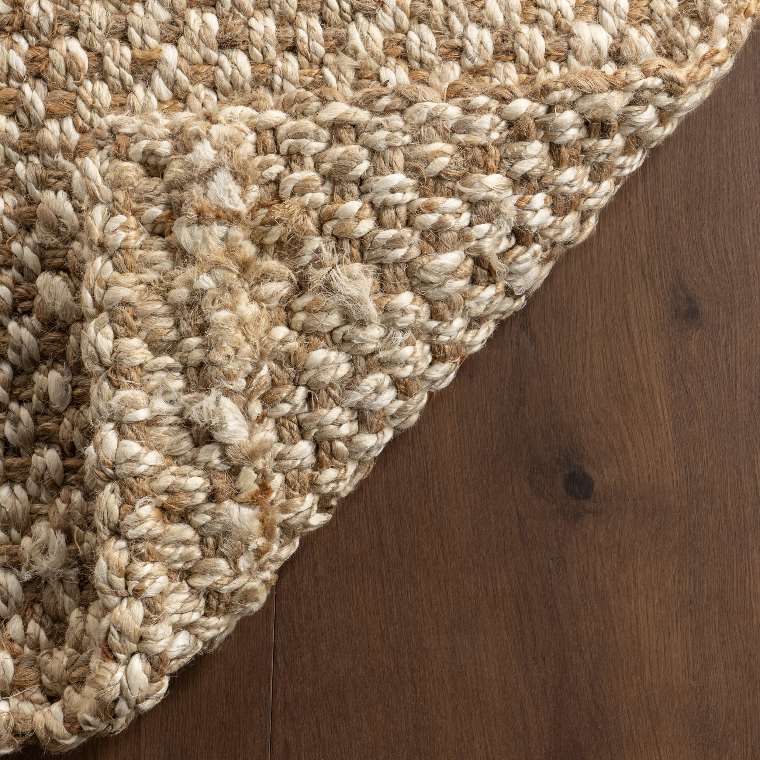 Forest Handlooped Chunky Jute Rug | Natural