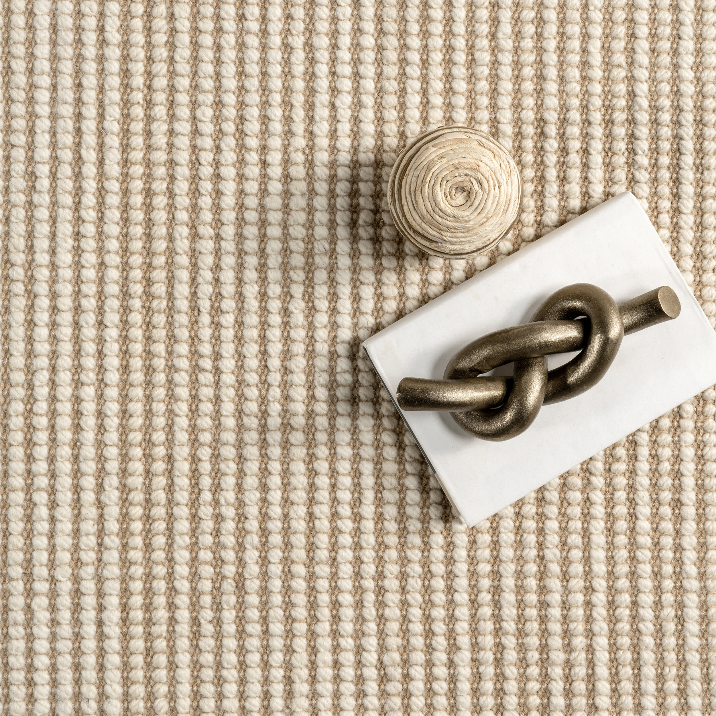 Patricia Jute and Wool Rug | Ivory