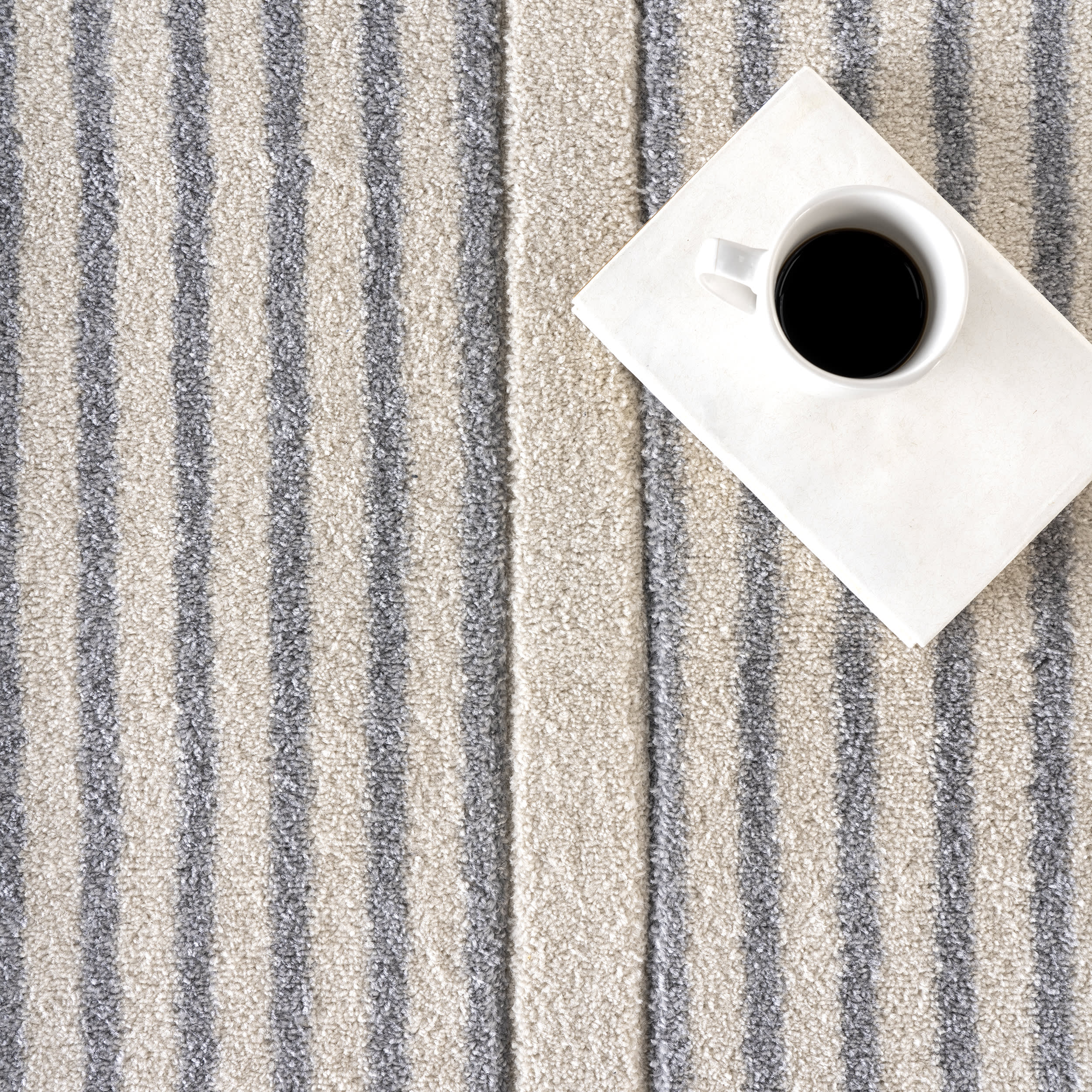 Rena Winding River Rug | Grey