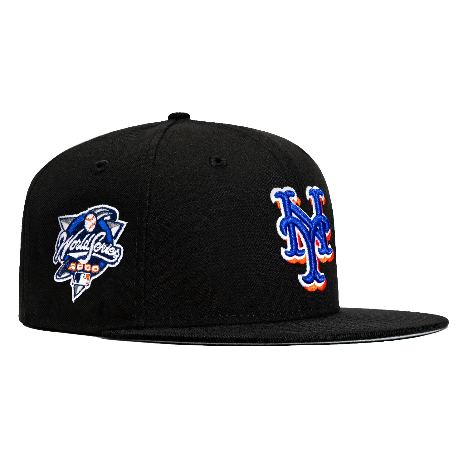 New Era 59Fifty New York Mets 2000 World Series Patch Hat - Black