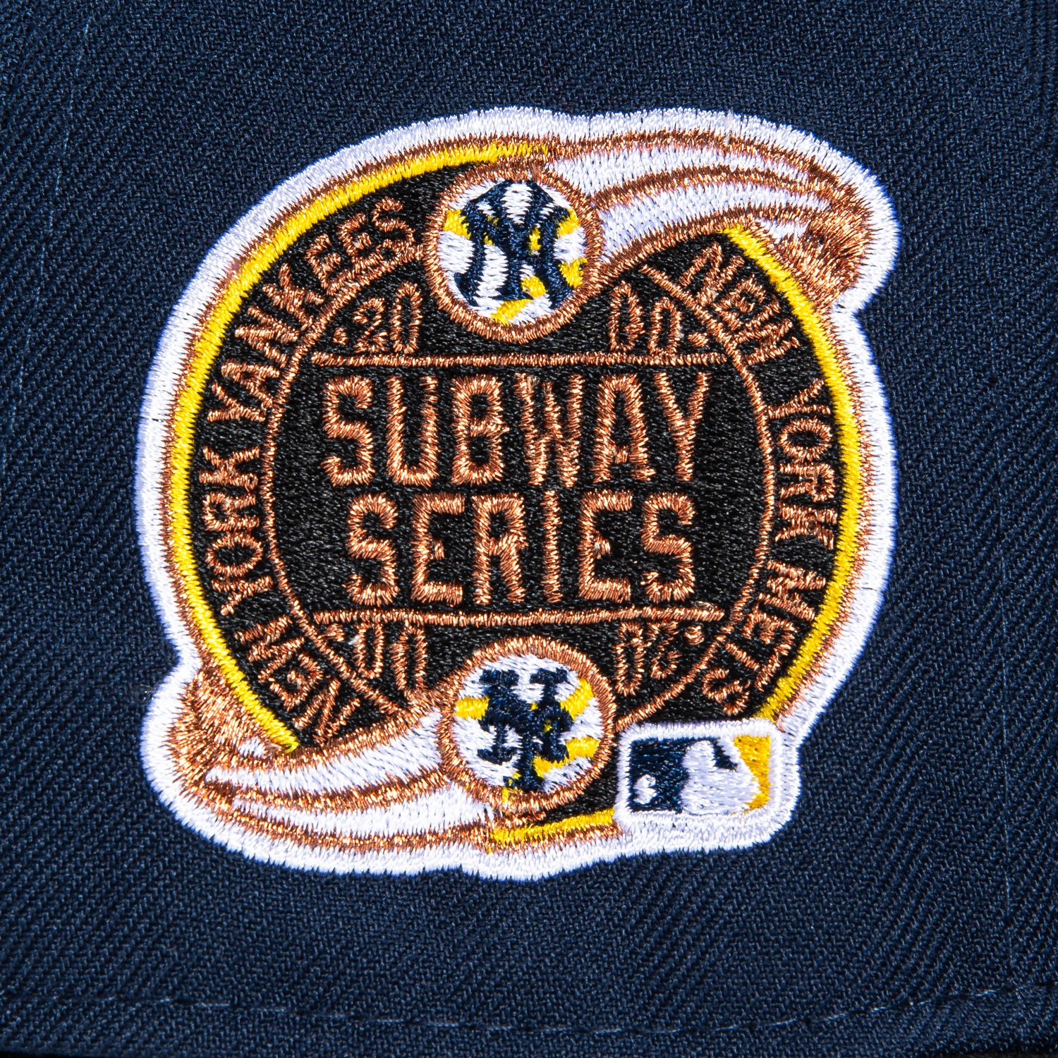 New Era 59Fifty New York Yankees Subway Series Patch Hat - Navy, Black, Gold