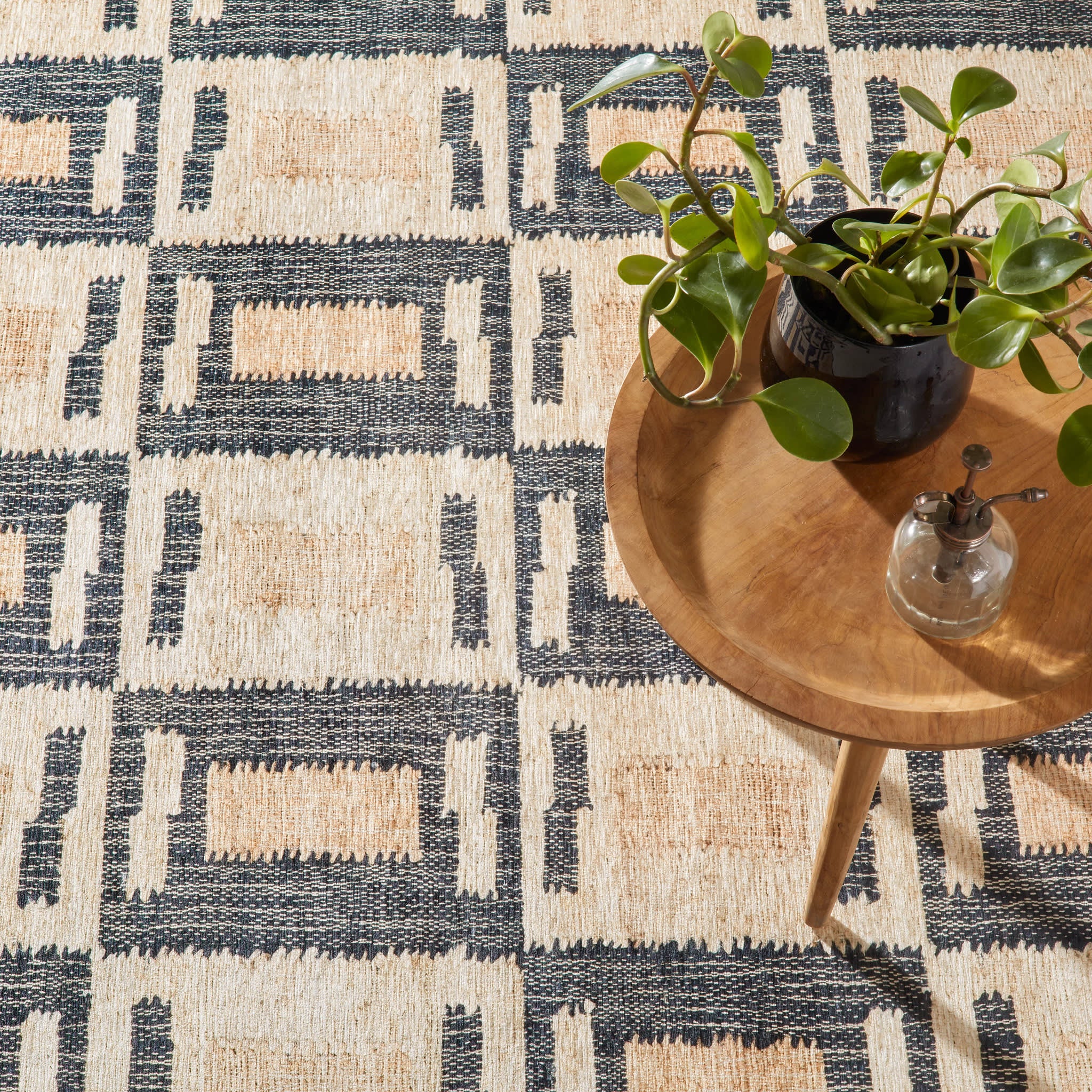 Cassia Natural Machine Washable Rug