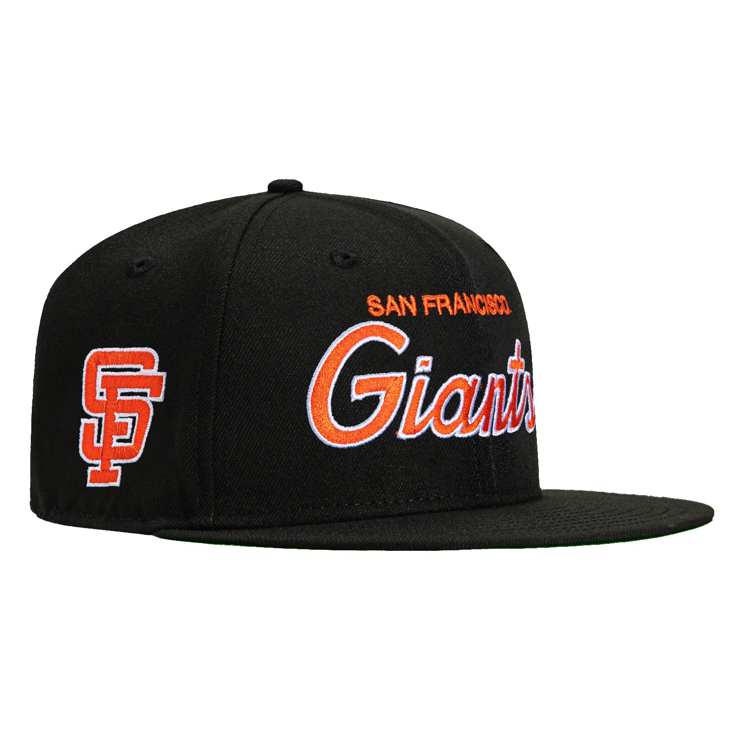 New Era 59Fifty San Francisco Giants Logo Patch Script Hat - Black