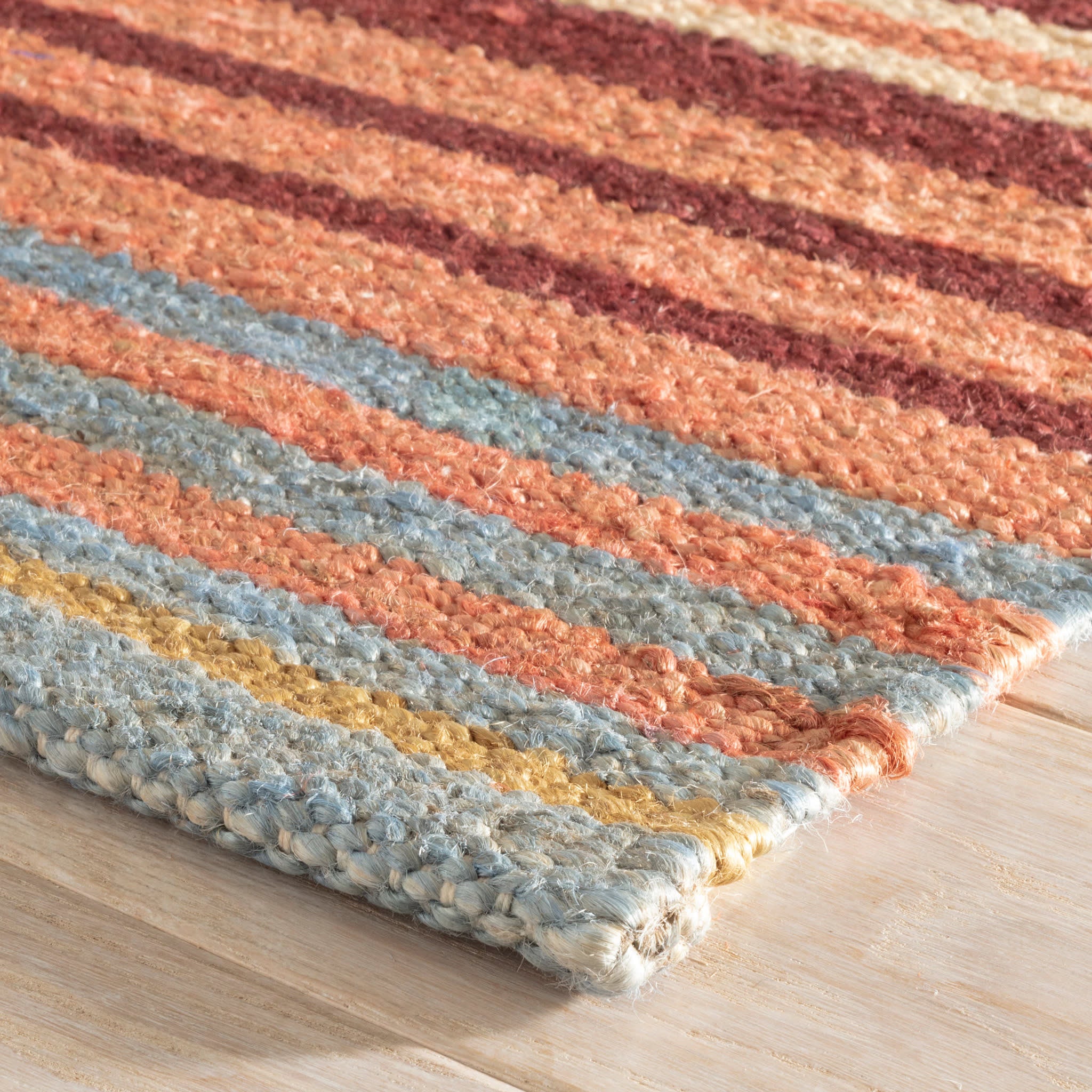 Isle Stripe Handwoven Jute Rug