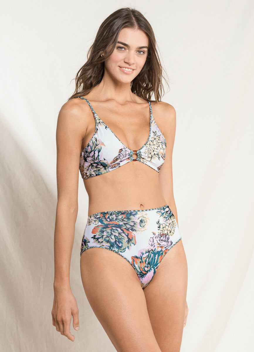 Maaji Medallion Venus Mid Rise Bikini Bottom