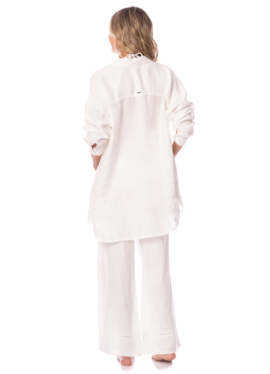 Maaji Antique White Larissa Long Shirt