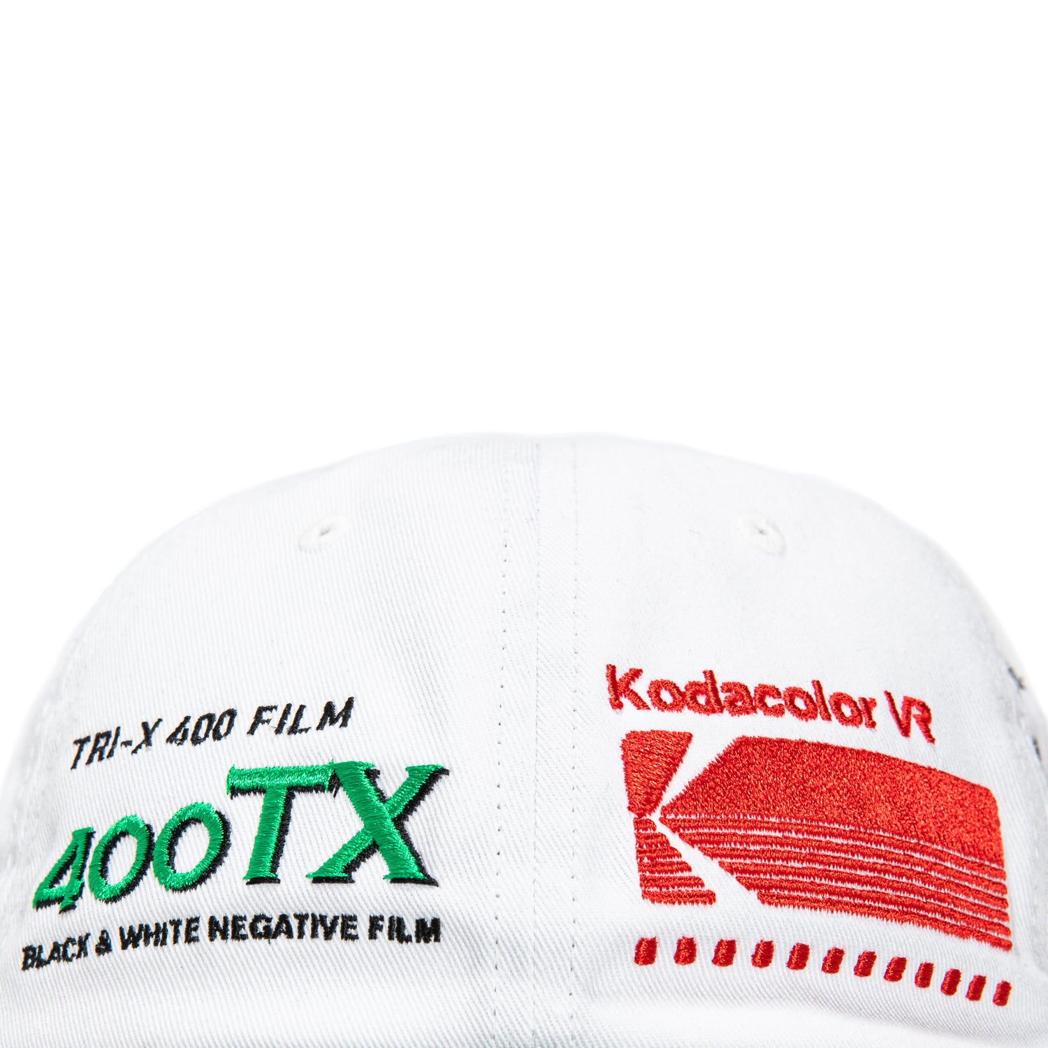 HUF x Kodak Snapback Relaxed Hat - White, Green