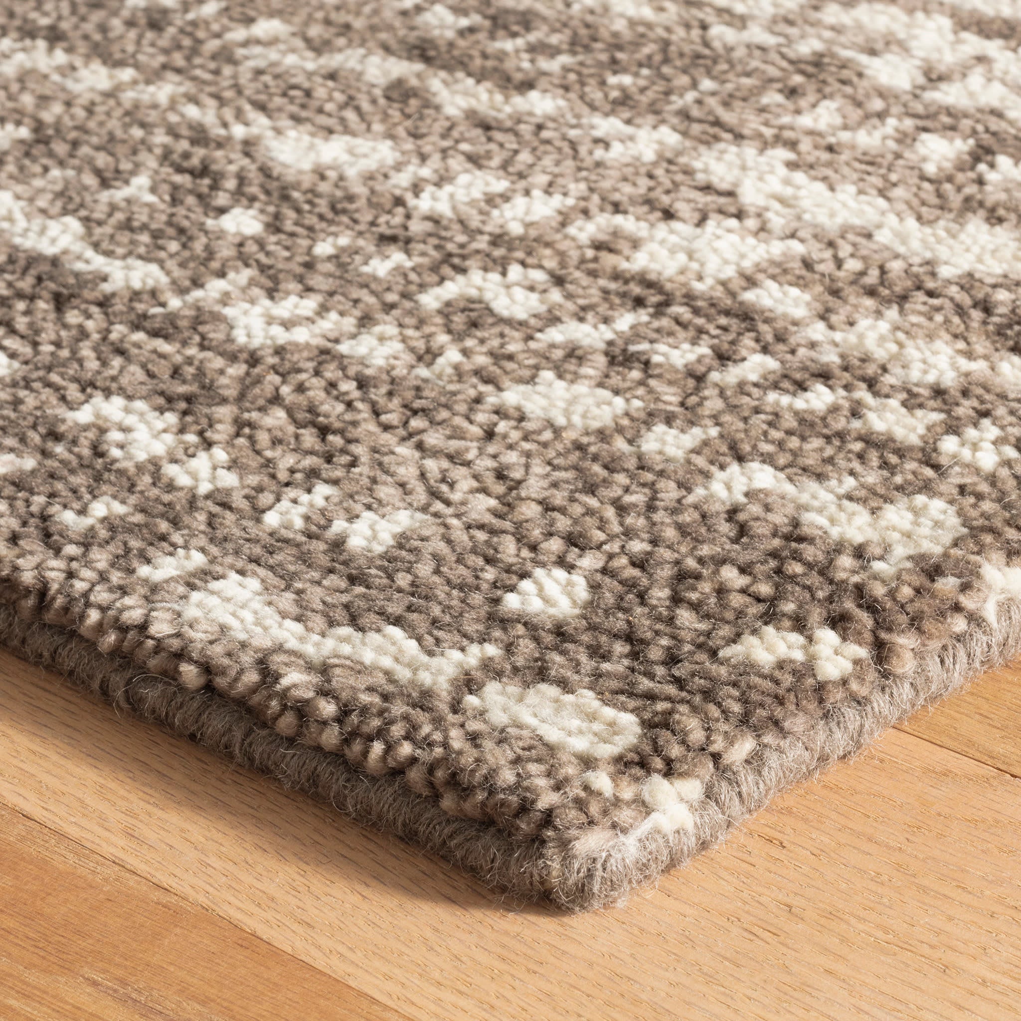 Shepherd Grey Hand Knotted Wool Rug