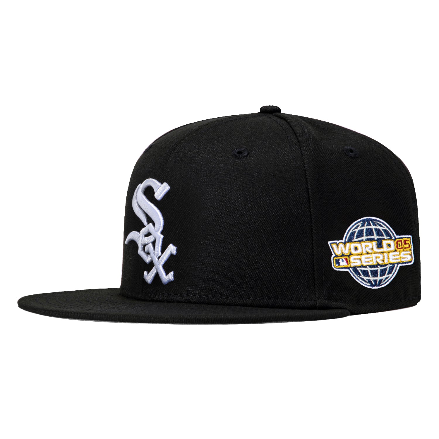 New Era 59Fifty Chicago White Sox 2005 World Series Patch Game Hat - Black