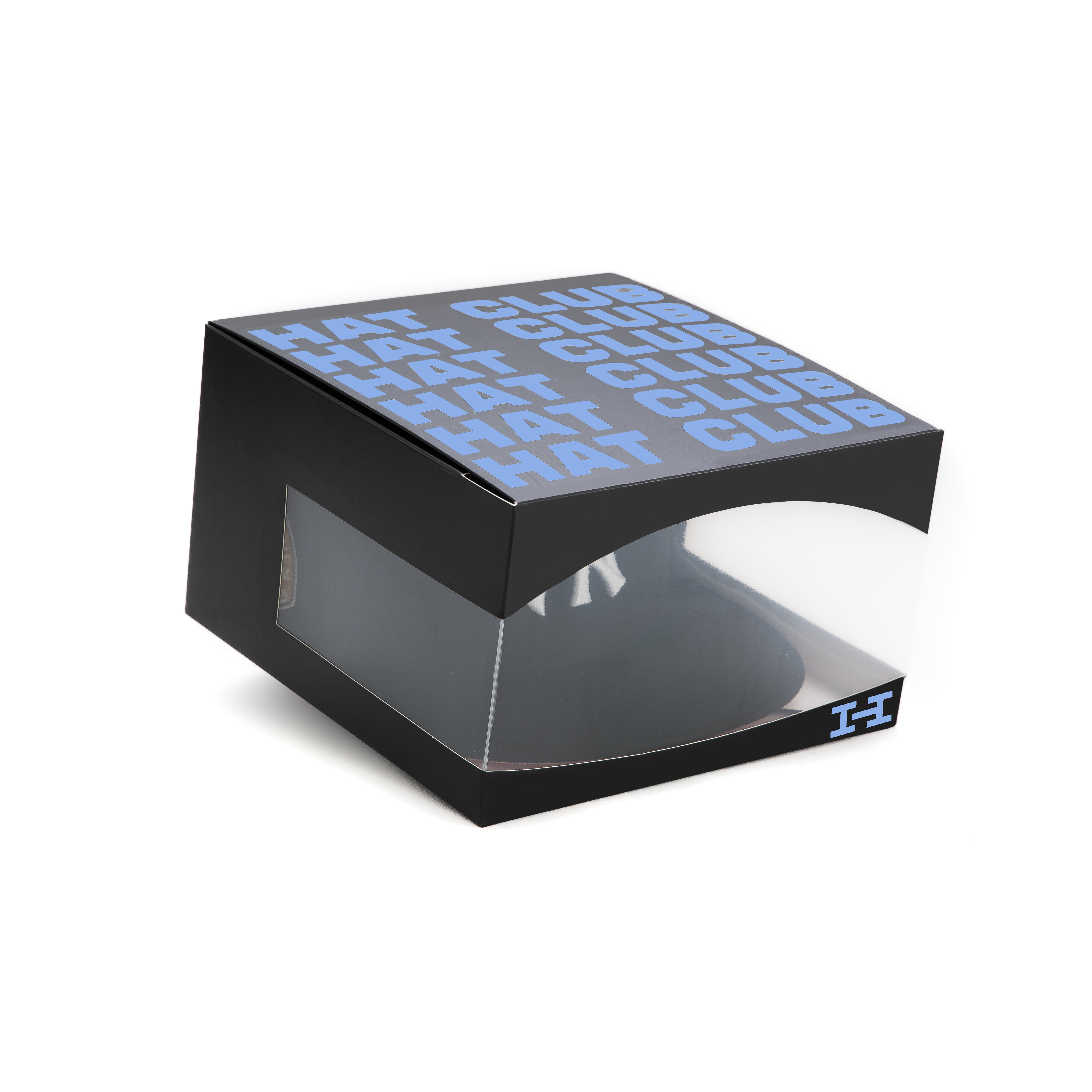 Hat Club Display Box - Black, Light Blue