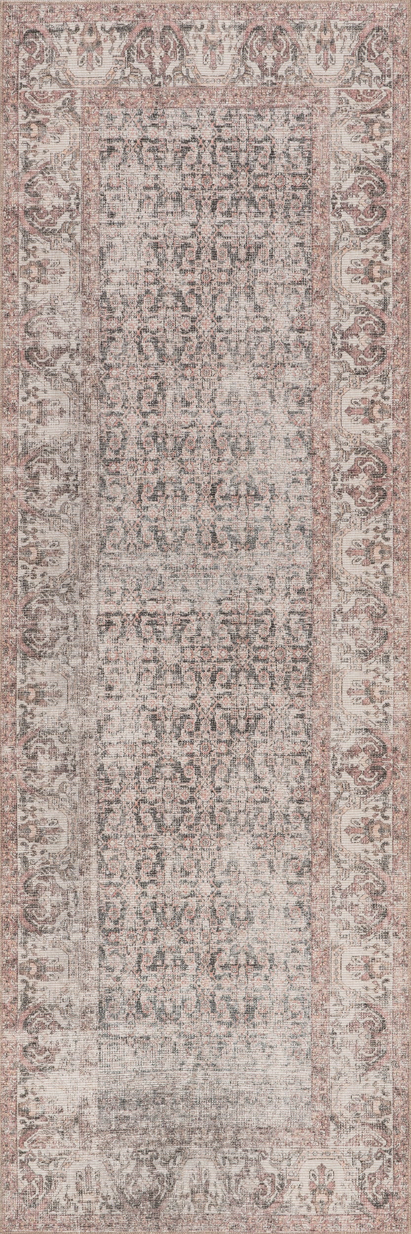 Izara Vintage Rug | Light Grey