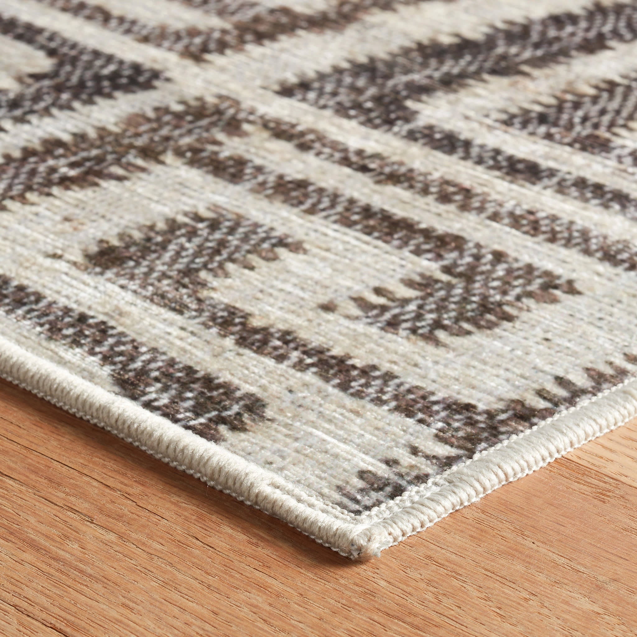 Auricula Natural Machine Washable Rug