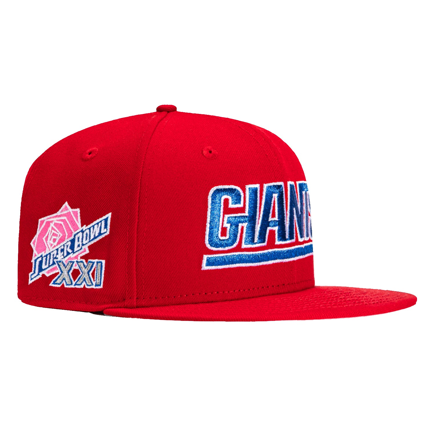 New Era 59Fifty New York Giants 1987 Super Bowl Patch Word Hat - Red