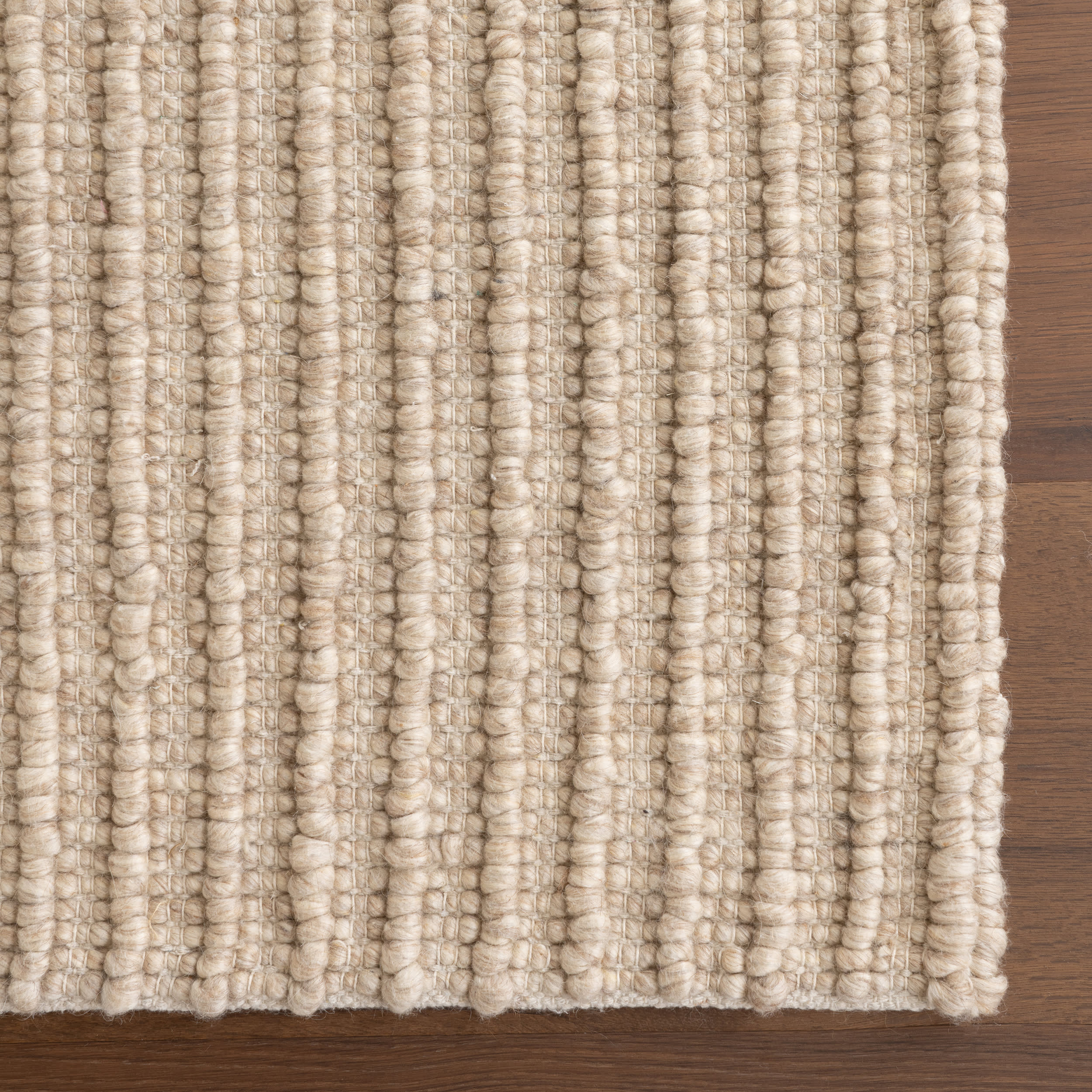 Skye Modern High-Low Rug | Beige