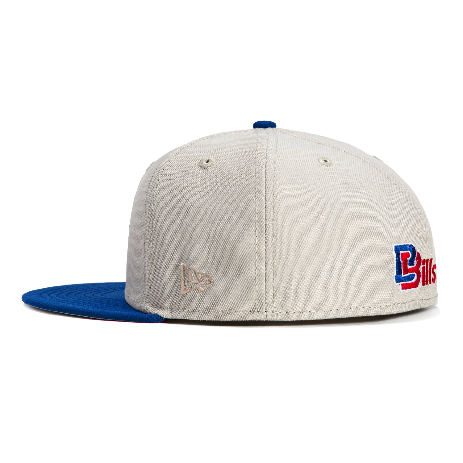 New Era 59Fifty City Stone Dome Buffalo Bills Logo Patch Hat - Stone, Royal