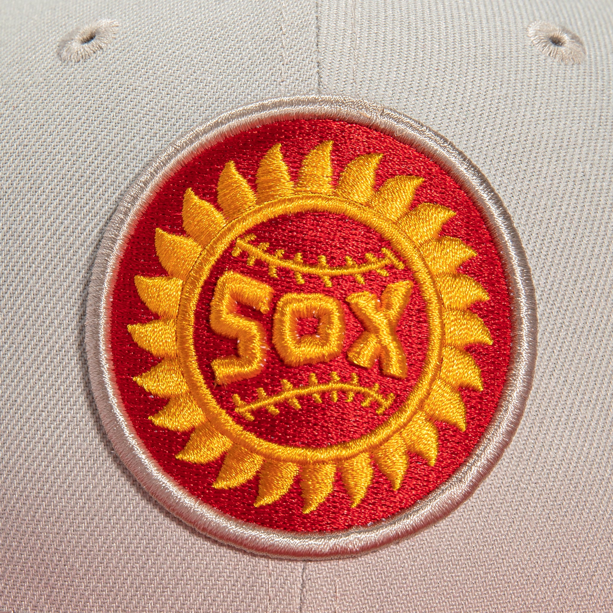 New Era 59Fifty Fresno Sun Sox Hat - Stone, Red