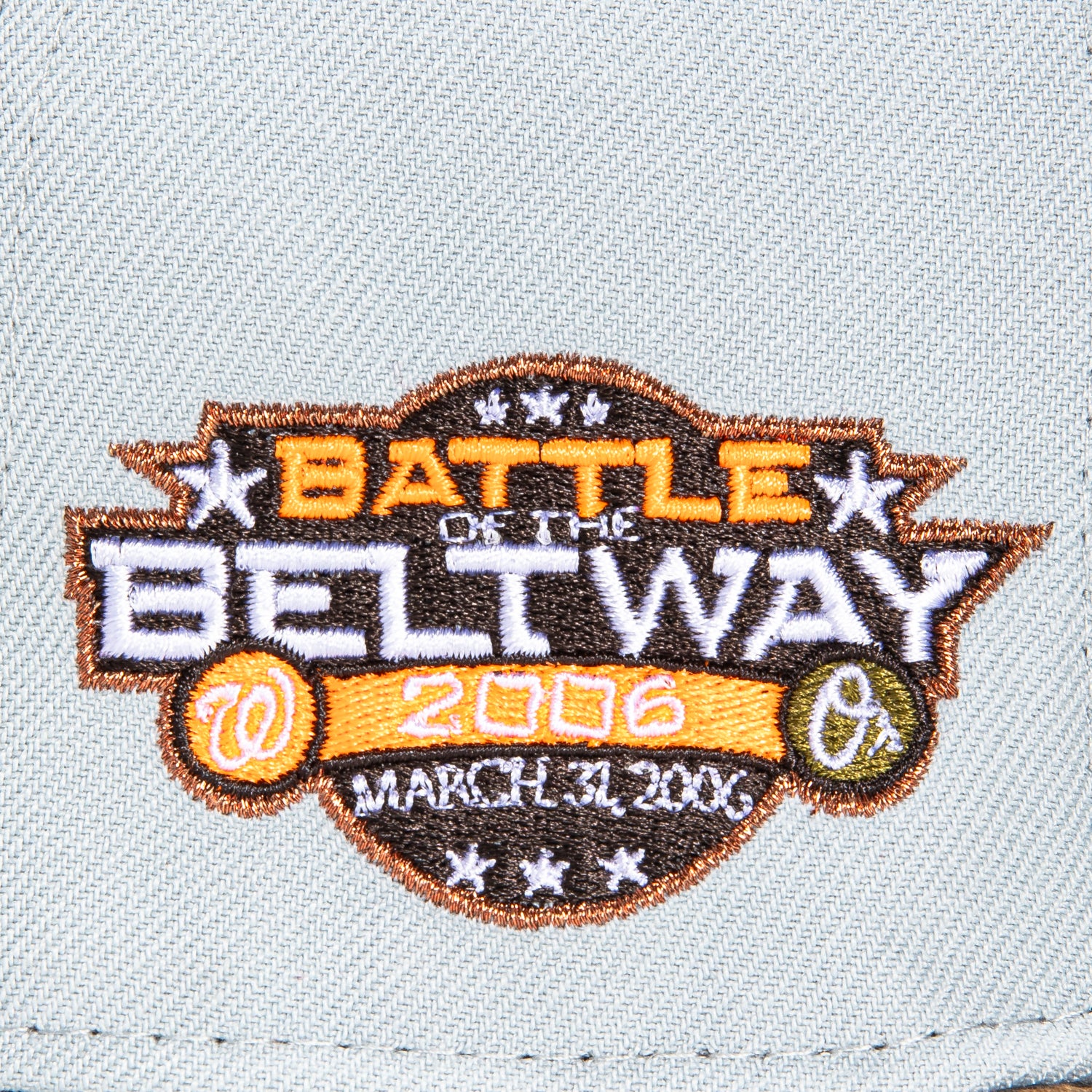 New Era 59Fifty Baltimore Orioles Battle of the Beltway Patch Hat - Grey, Realtree