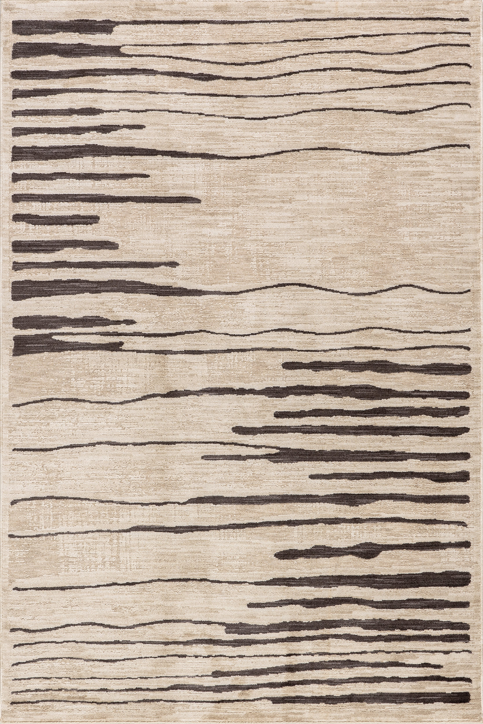 Banke Striped Rug | Beige