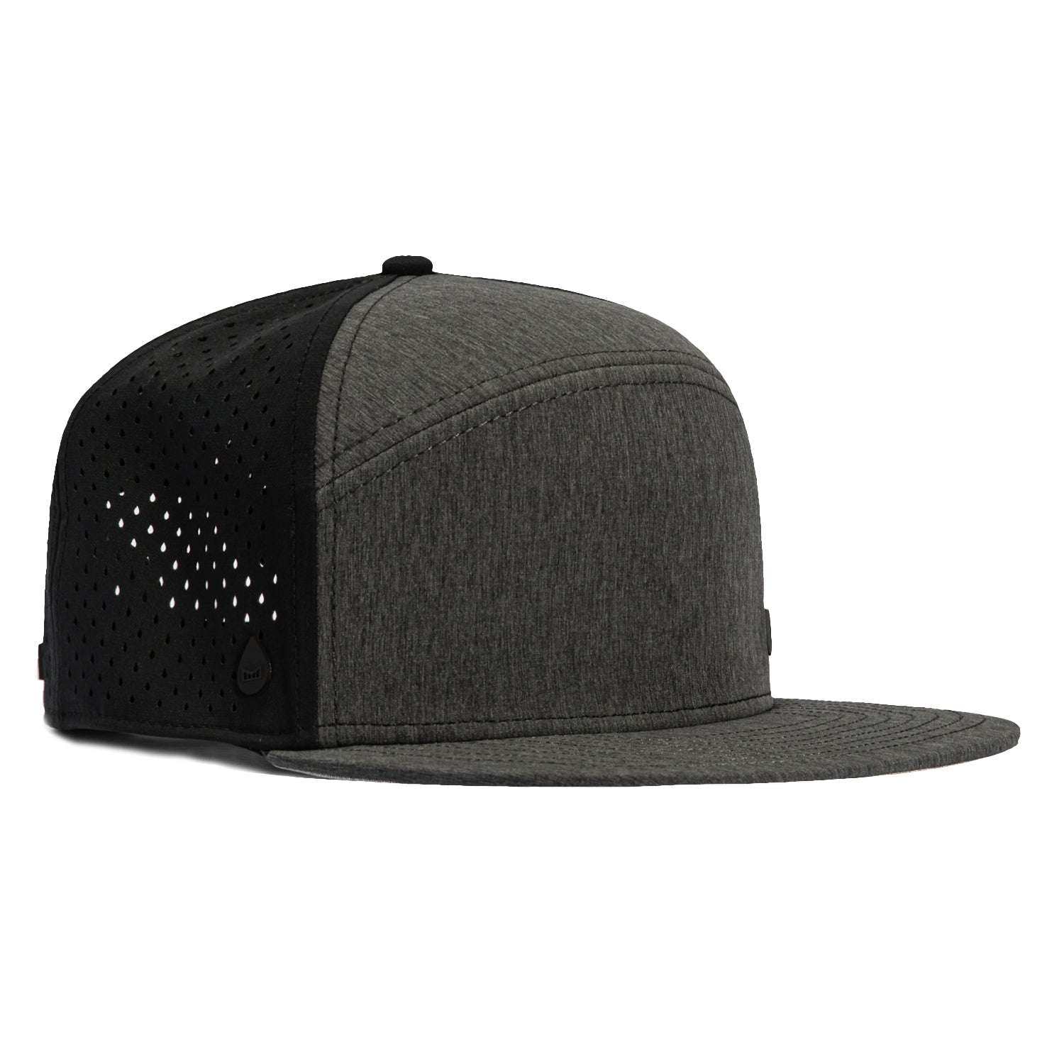 Melin Trenches Icon Hydro Snapback XL Hat - Heather, Black