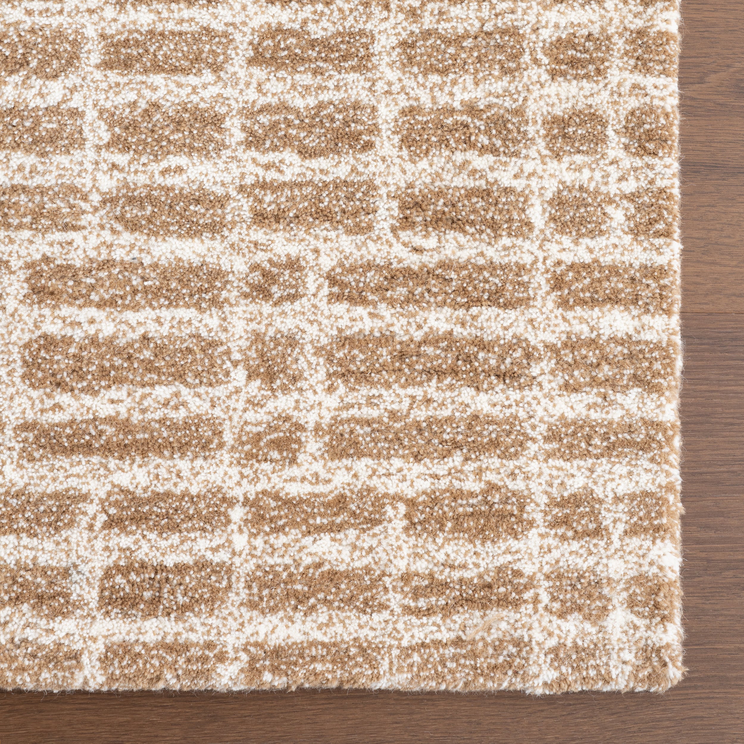 Gio Crosshatch Wool Rug | Beige