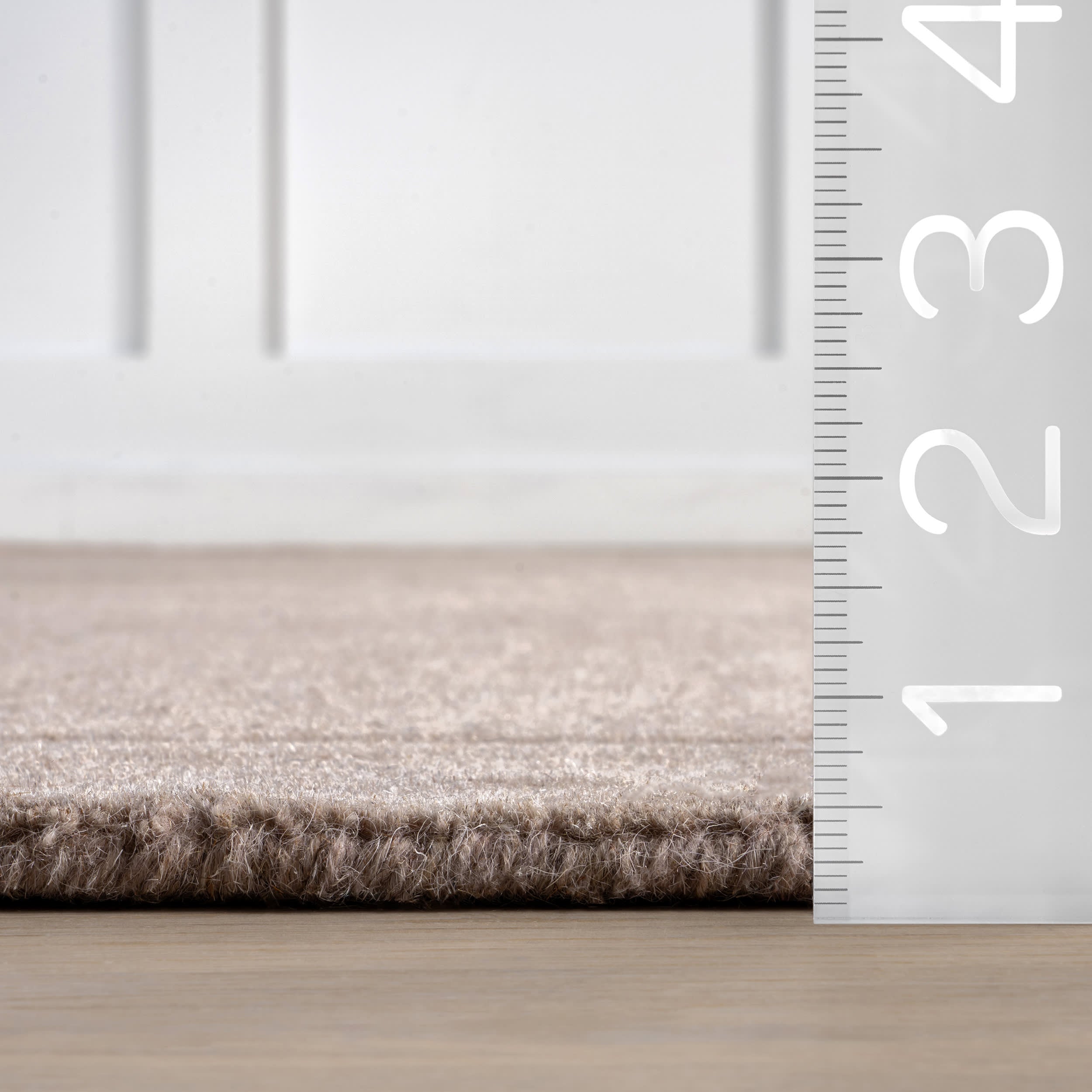 Los Feliz Abstract Wool Rug | Taupe