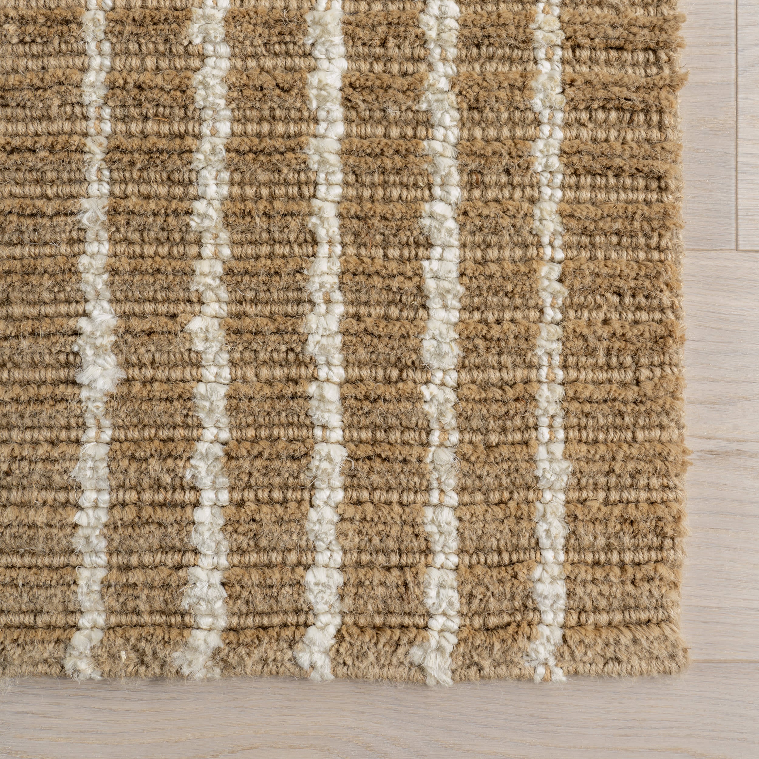 Susie Checkered Jute Rug | Natural