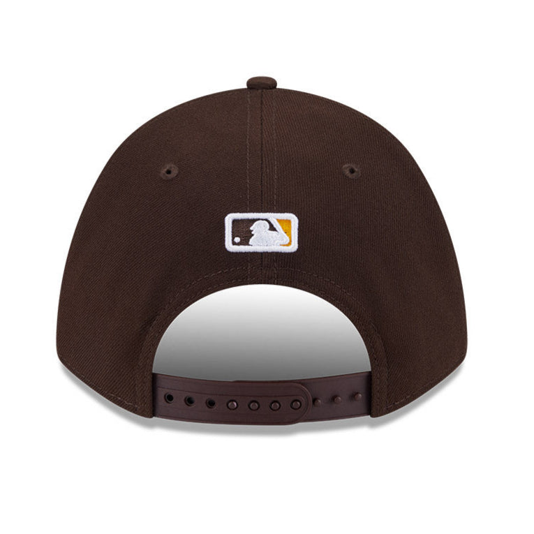 New Era 9Forty M-Crown San Diego Padres Snapback Game Hat - Brown