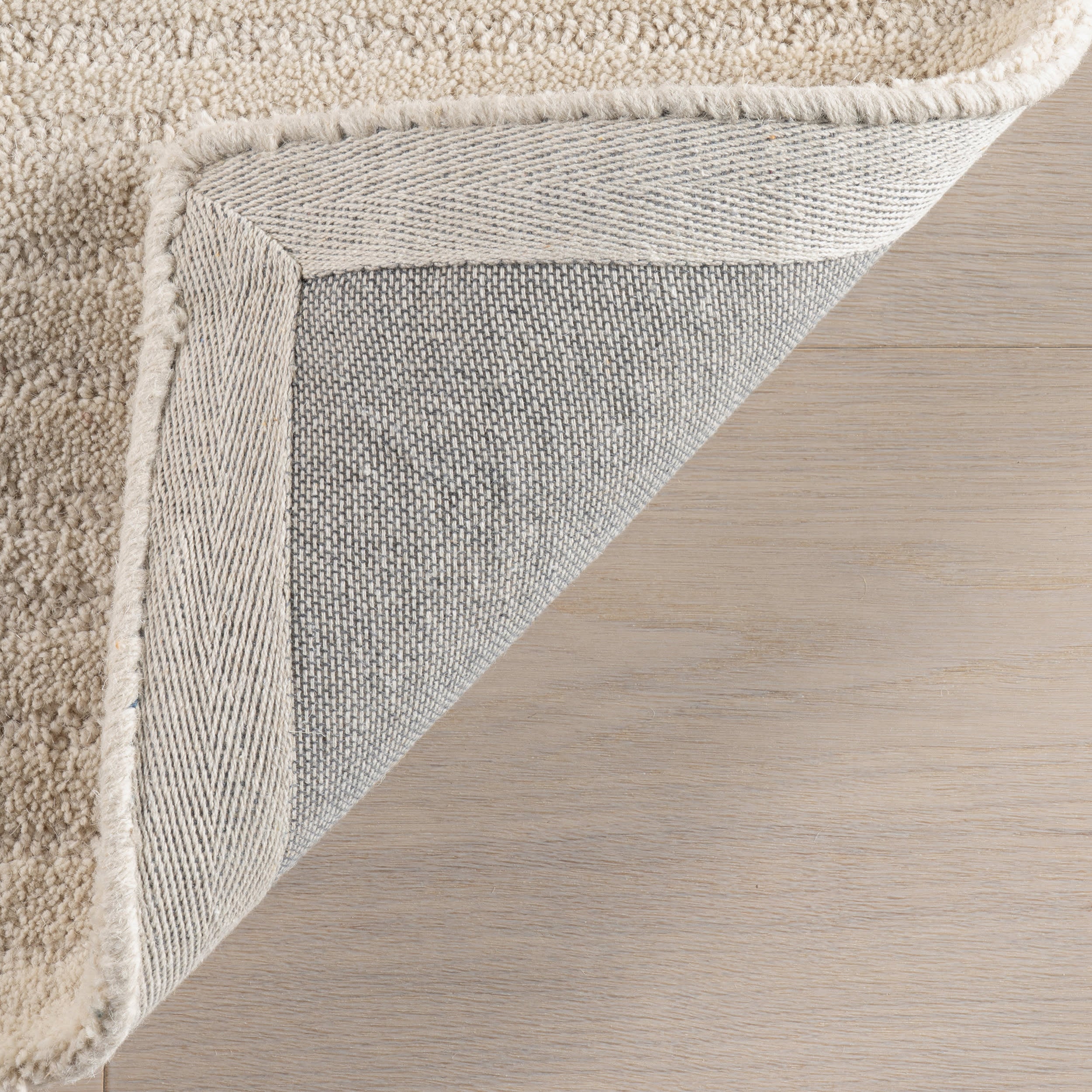 Southwest Striped Wool Rug | Beige