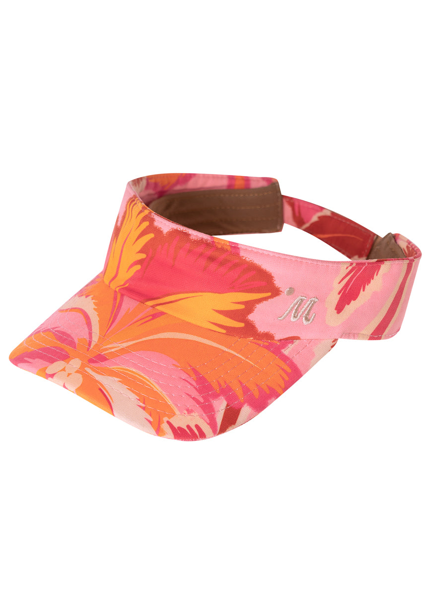 Maaji Pink Palms Sunny Visor