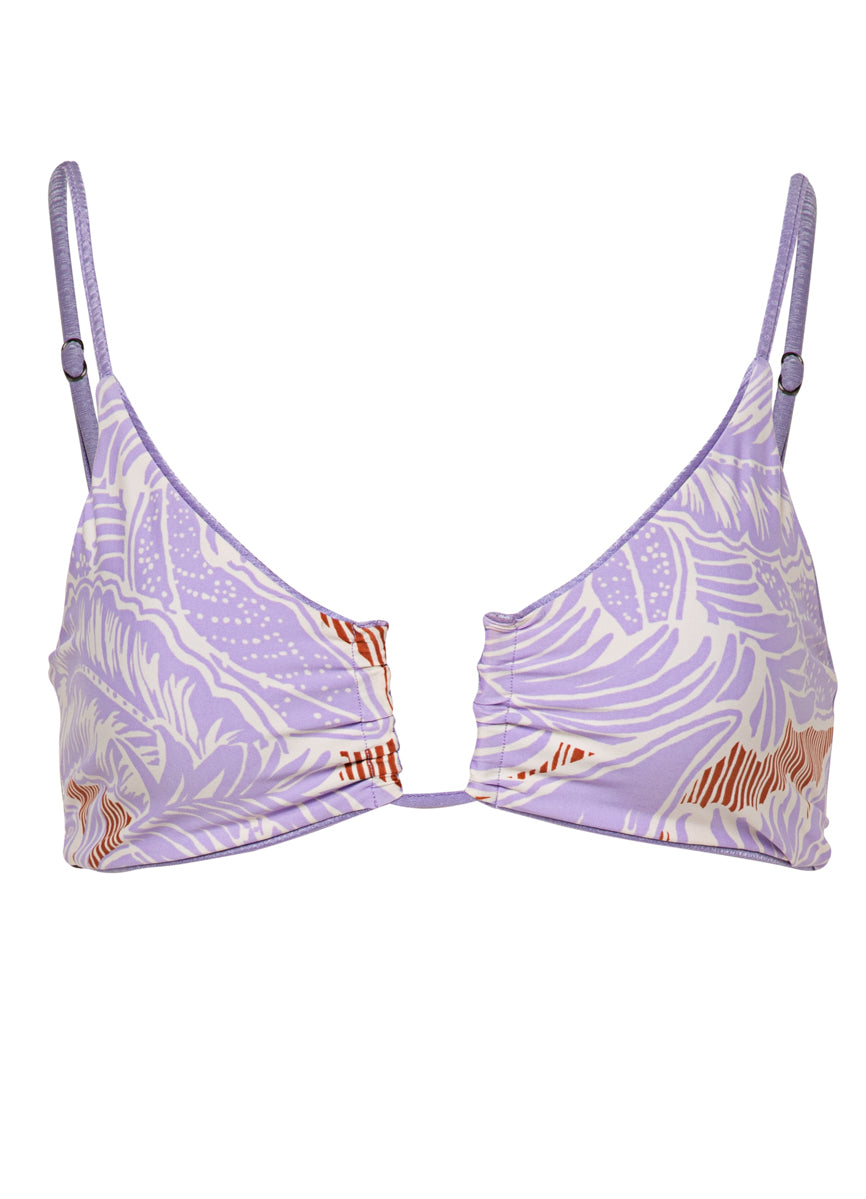 Maaji Lavander Wisteria Bia U Wire Bralette Bikini Top