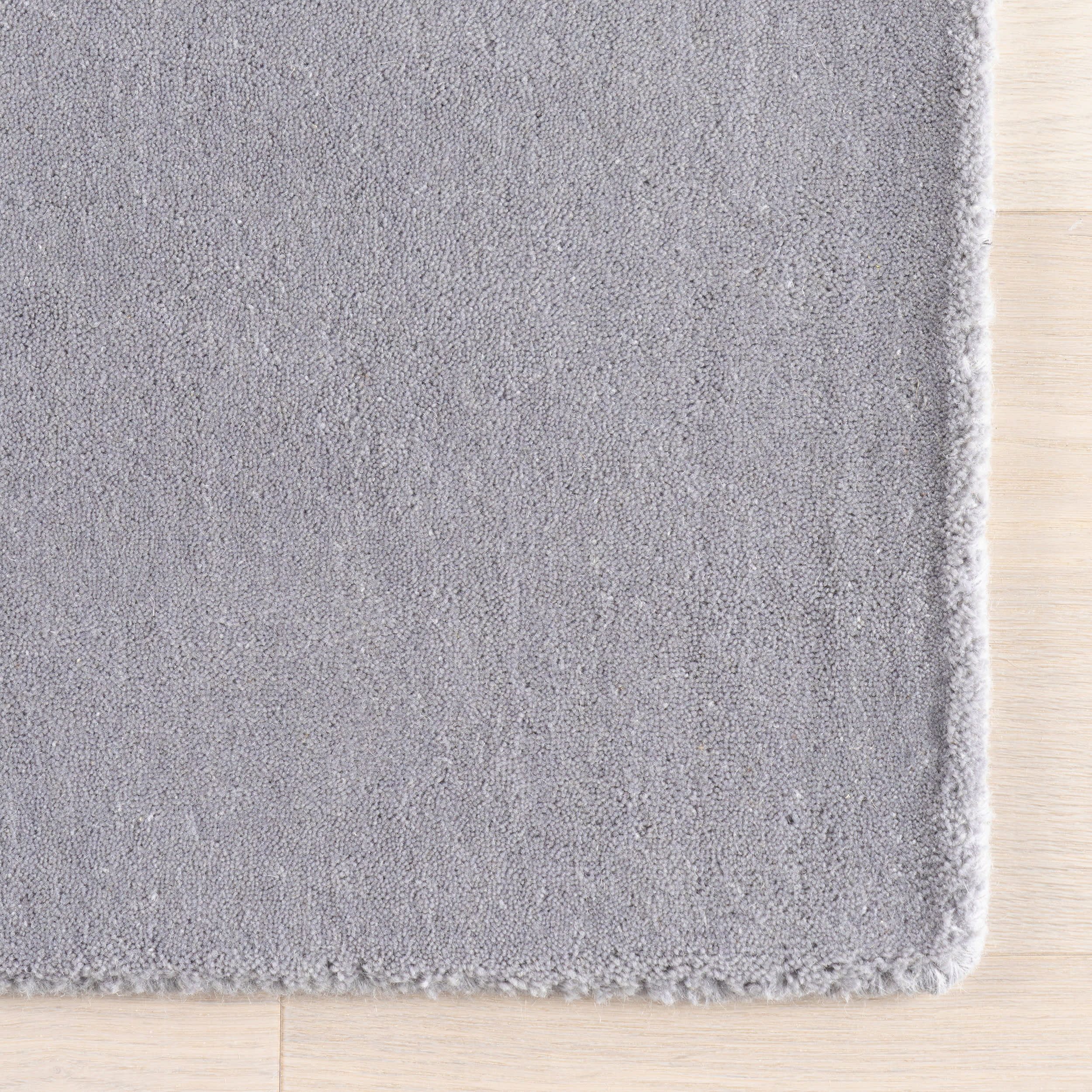 Maru Wool Rug | Silver