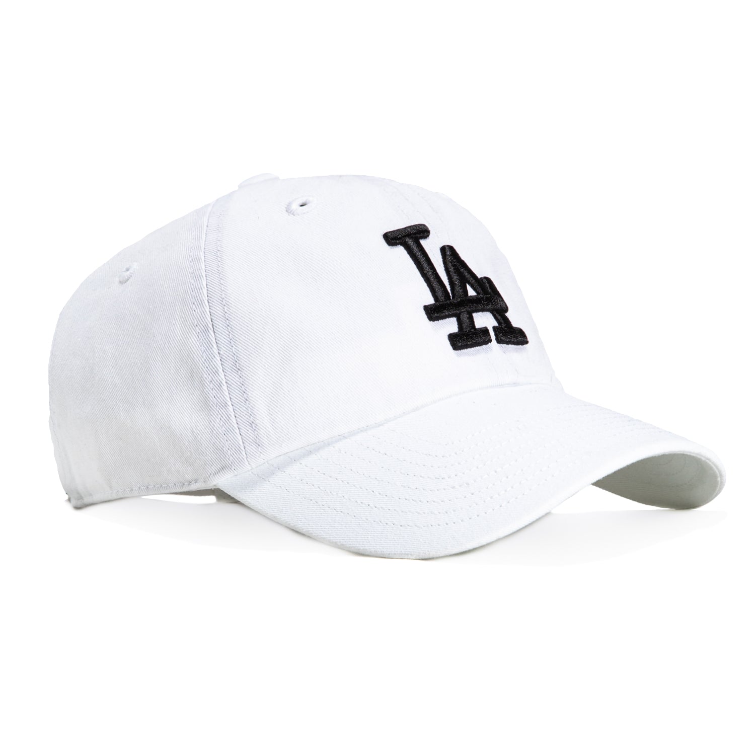 47 Brand Los Angeles Dodgers Cleanup Adjustable Hat - White, Black