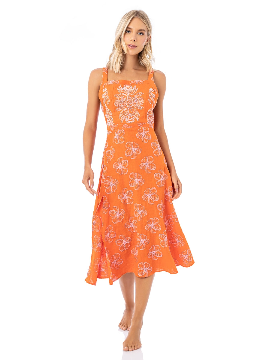 Maaji Poppy Floral Kimberly Midi Dress