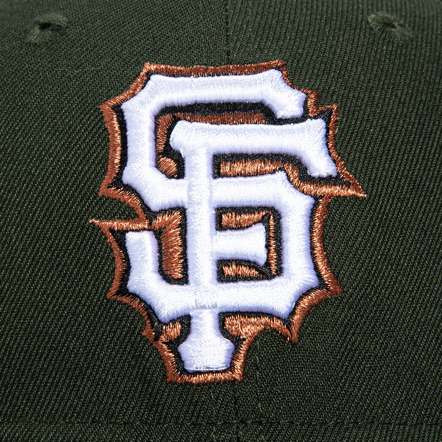 New Era 59Fifty San Francisco Giants 2012 World Series Champions Patch Hat - Green, White, Metallic Copper