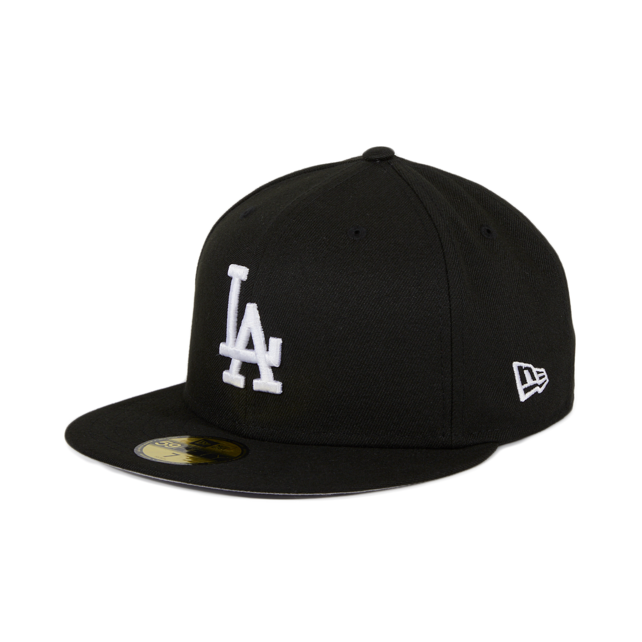 New Era 59Fifty Los Angeles Dodgers Hat - Black, White