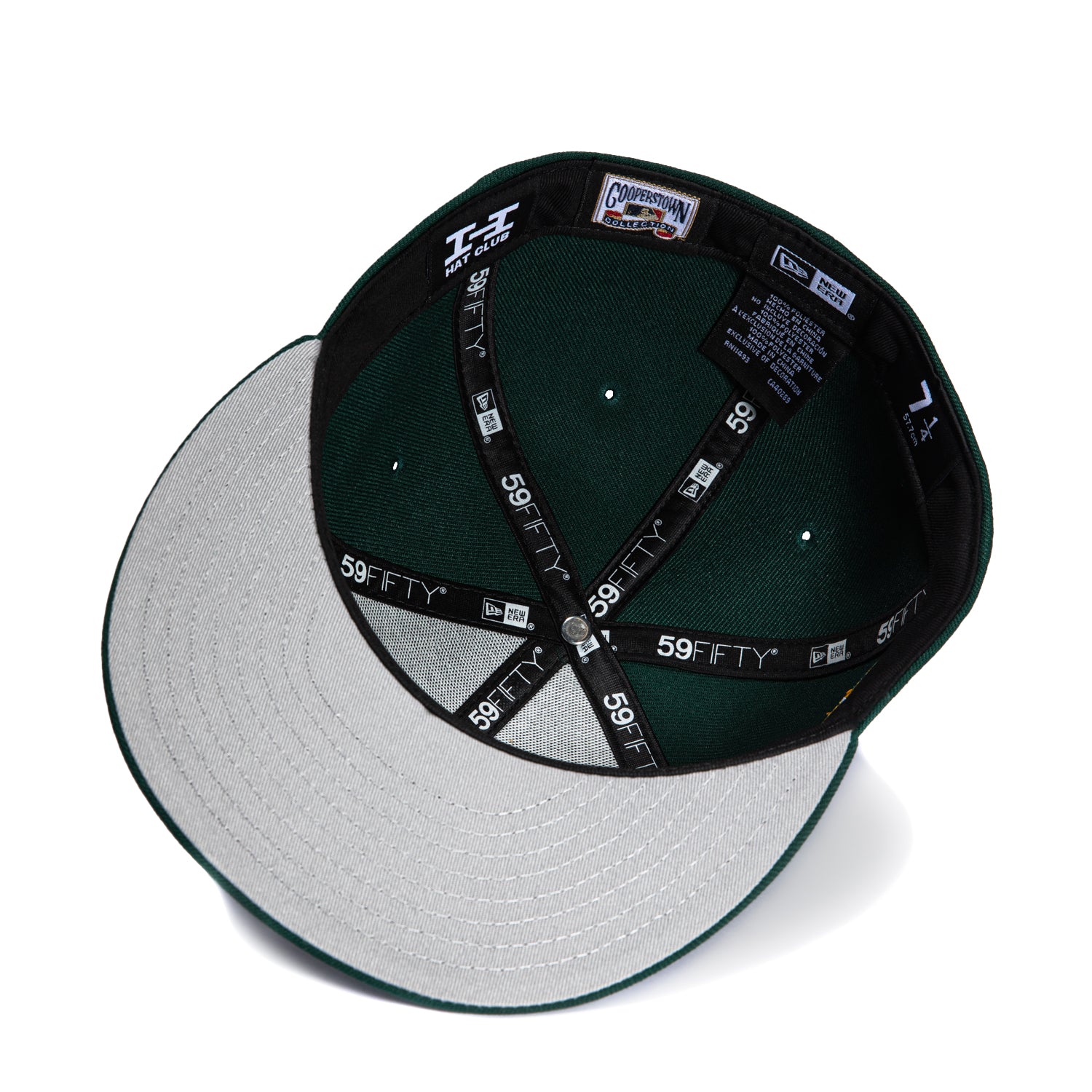 New Era 59Fifty Oakland Athletics Final Season Patch Hat - Green, White