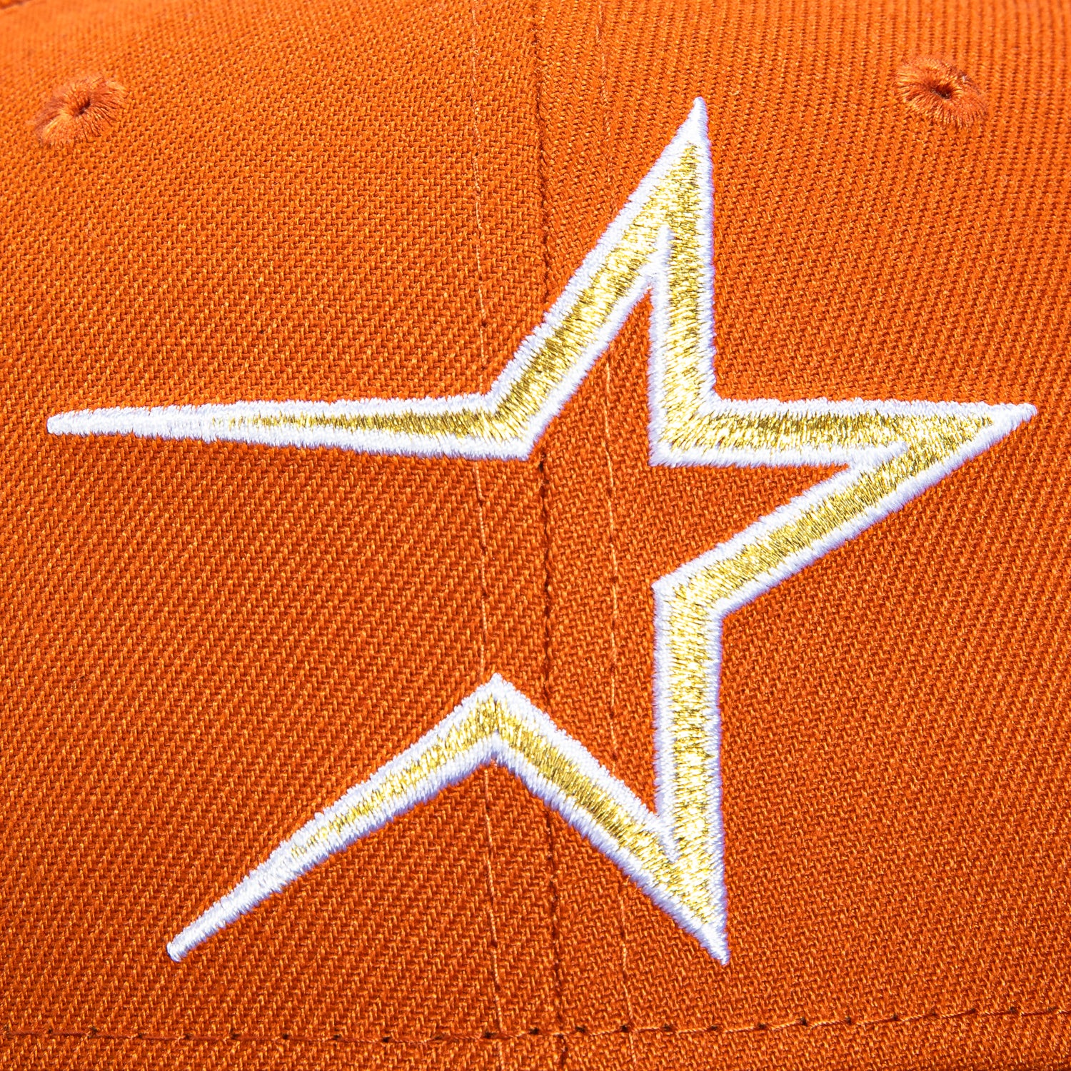 New Era 59Fifty Barbershop Houston Astros 35th Anniversary Patch Hat - Burnt Orange, Brown