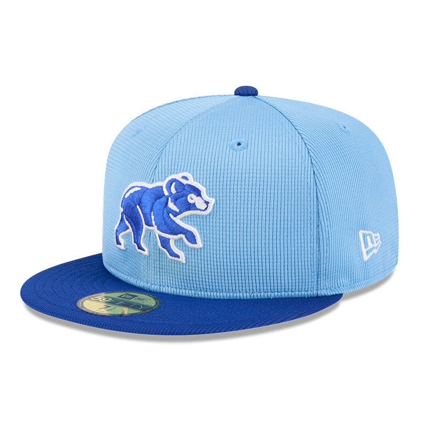 New Era 59Fifty Chicago Cubs 2025 Spring Training Patch Hat - Light Blue, Royal